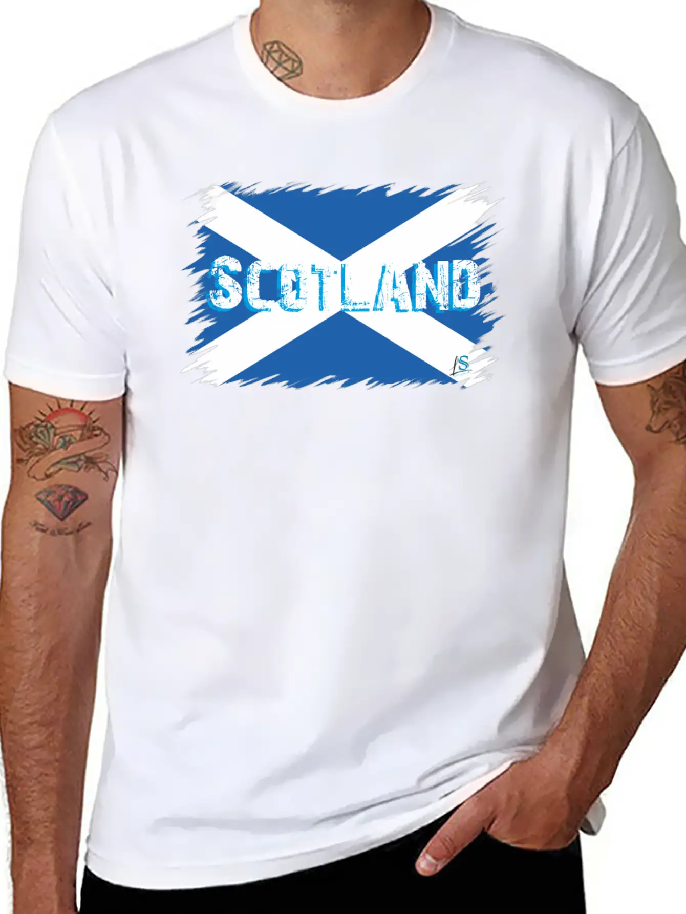 Scottish Flag 2 Soft Cotton Short Sleeve Tee ¨C Unisex Wardrobe Staple