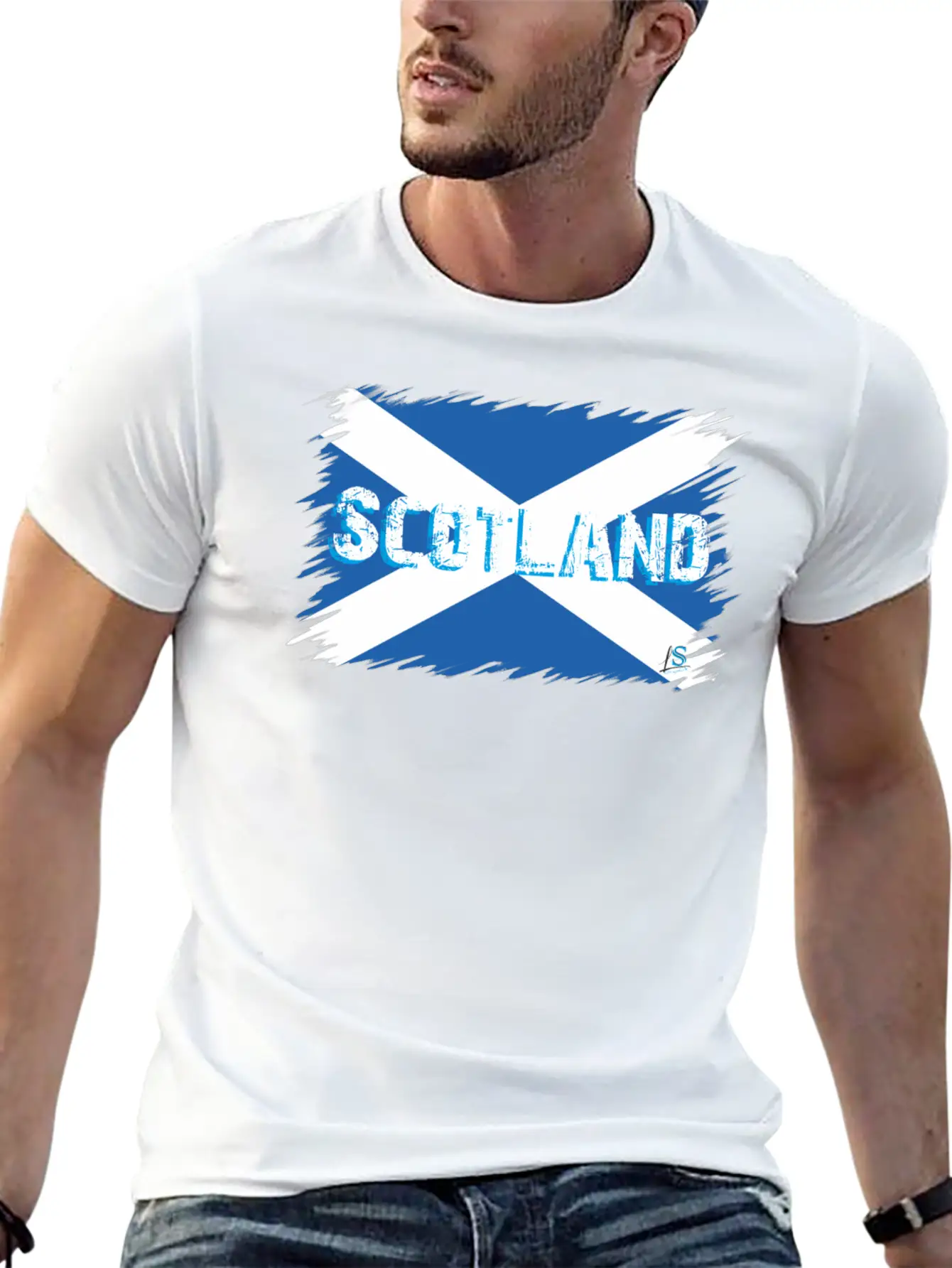 Scottish Flag 2 Soft Cotton Short Sleeve Tee ¨C Unisex Wardrobe Staple