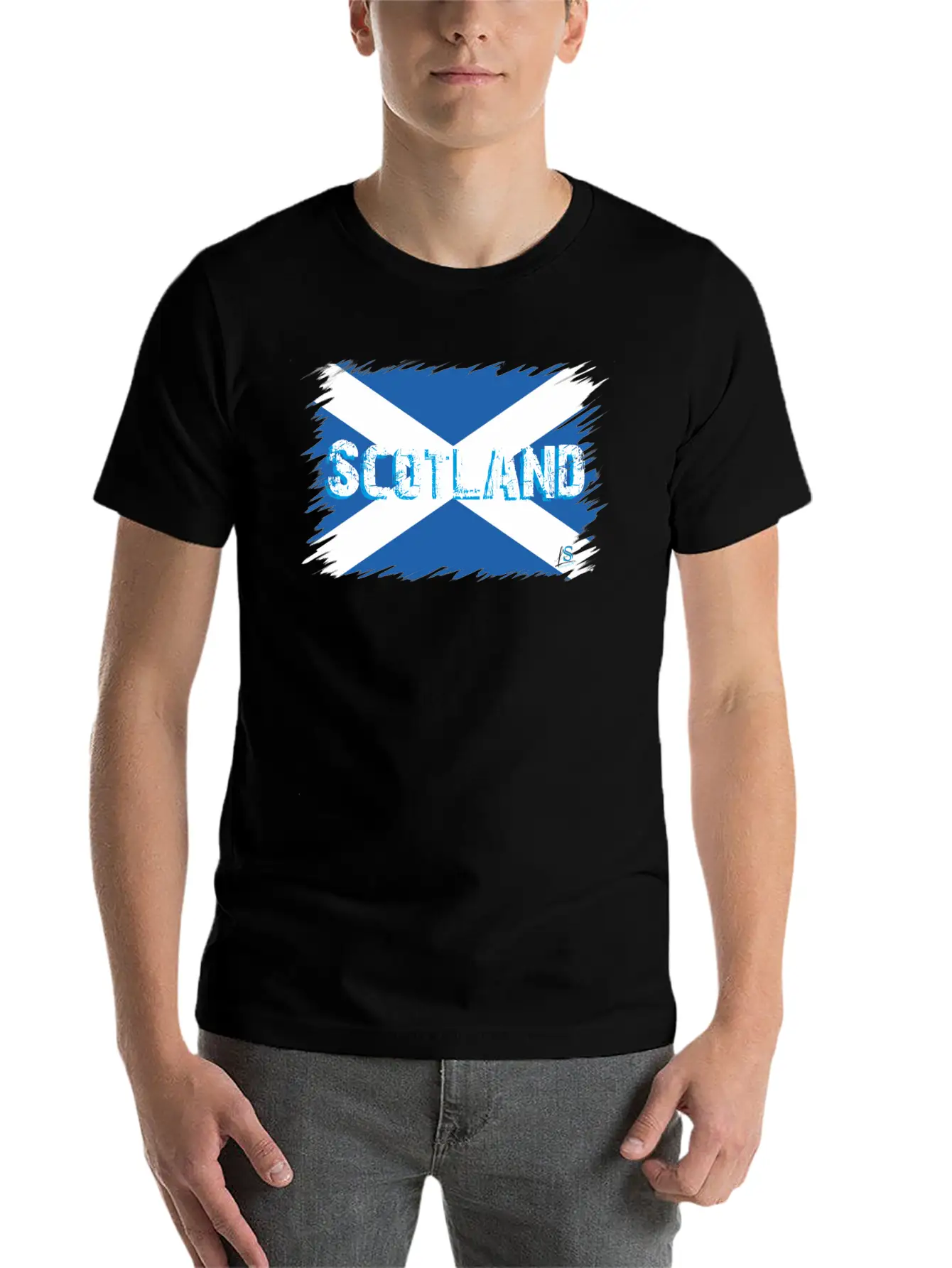 Scottish Flag 2 Soft Cotton Short Sleeve Tee ¨C Unisex Wardrobe Staple