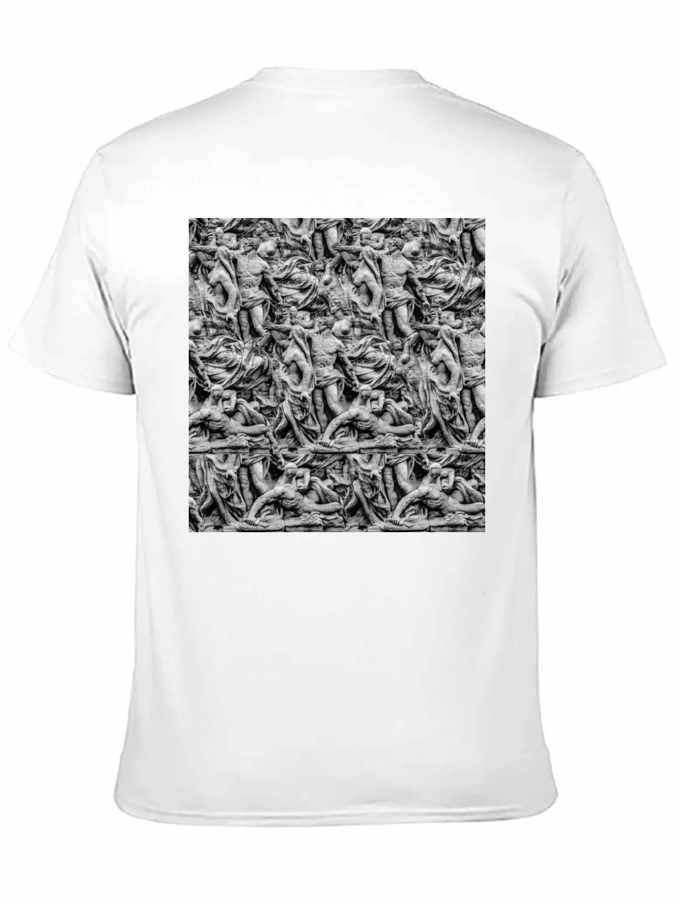 Sculpture Collage Soft Cotton Short Sleeve Tee ¨C Unisex Wardrobe Staple