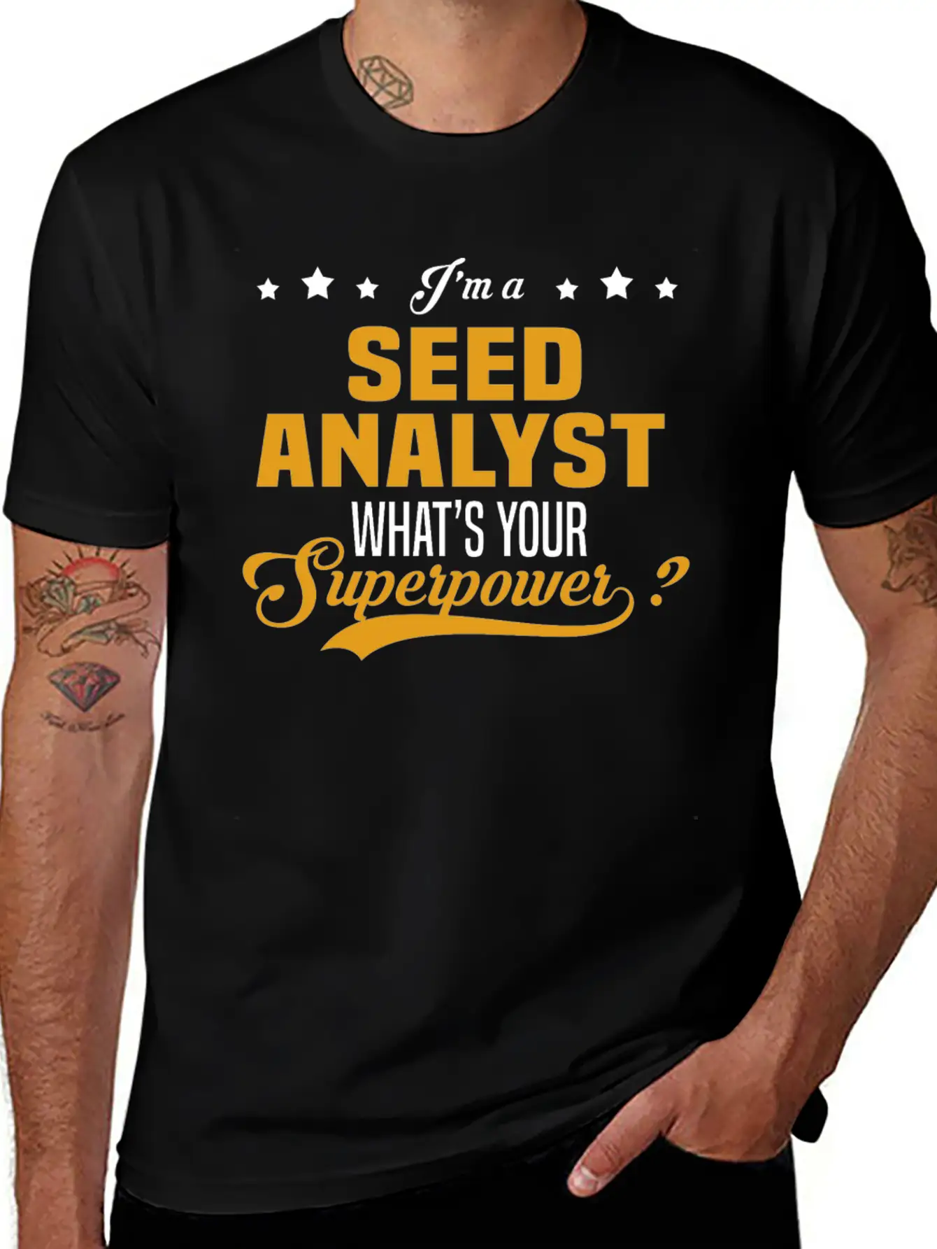 Seed Analyst Basic Graphic T-Shirt ¨C Daily Comfort In Soft Cotton