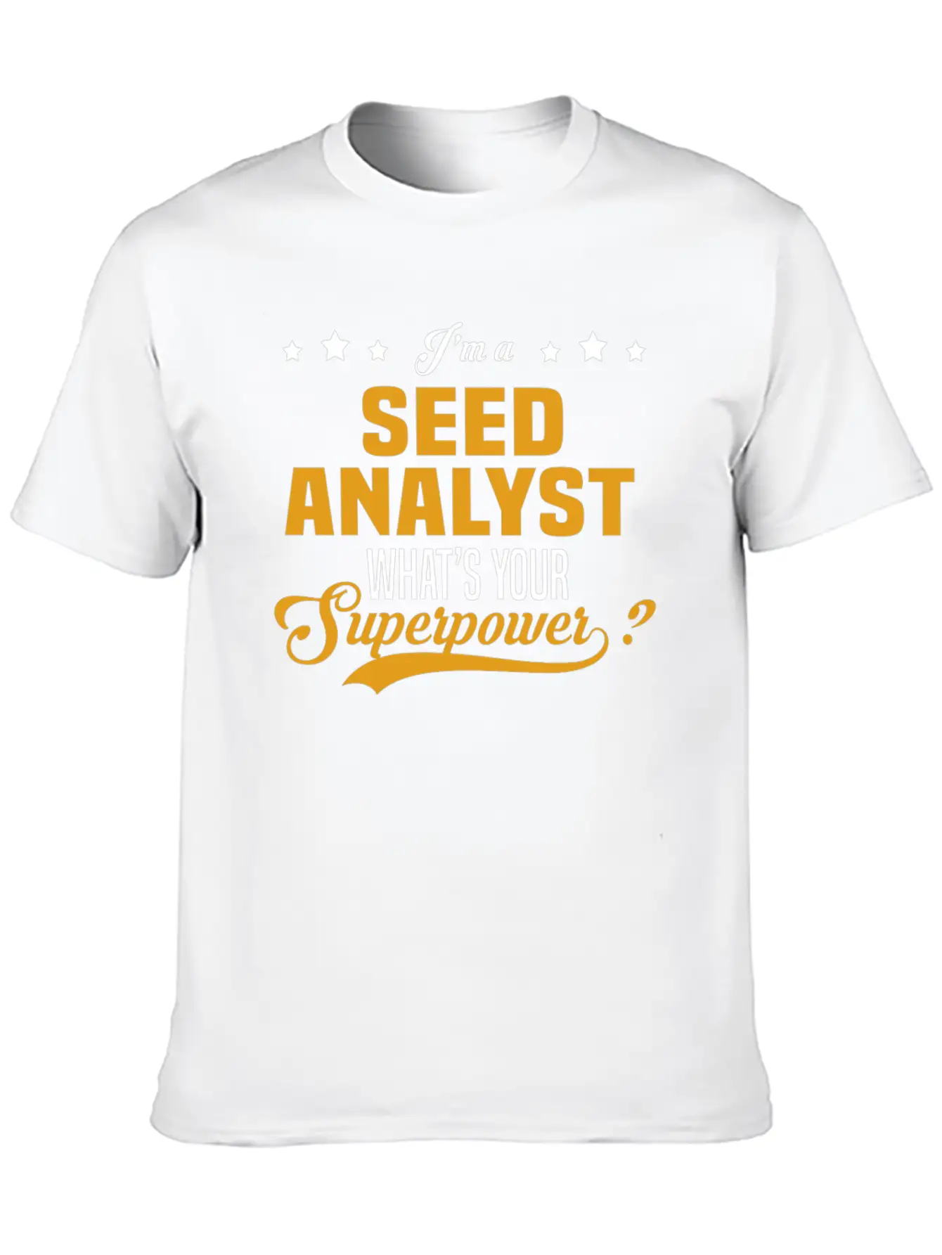 Seed Analyst Basic Graphic T-Shirt ¨C Daily Comfort In Soft Cotton