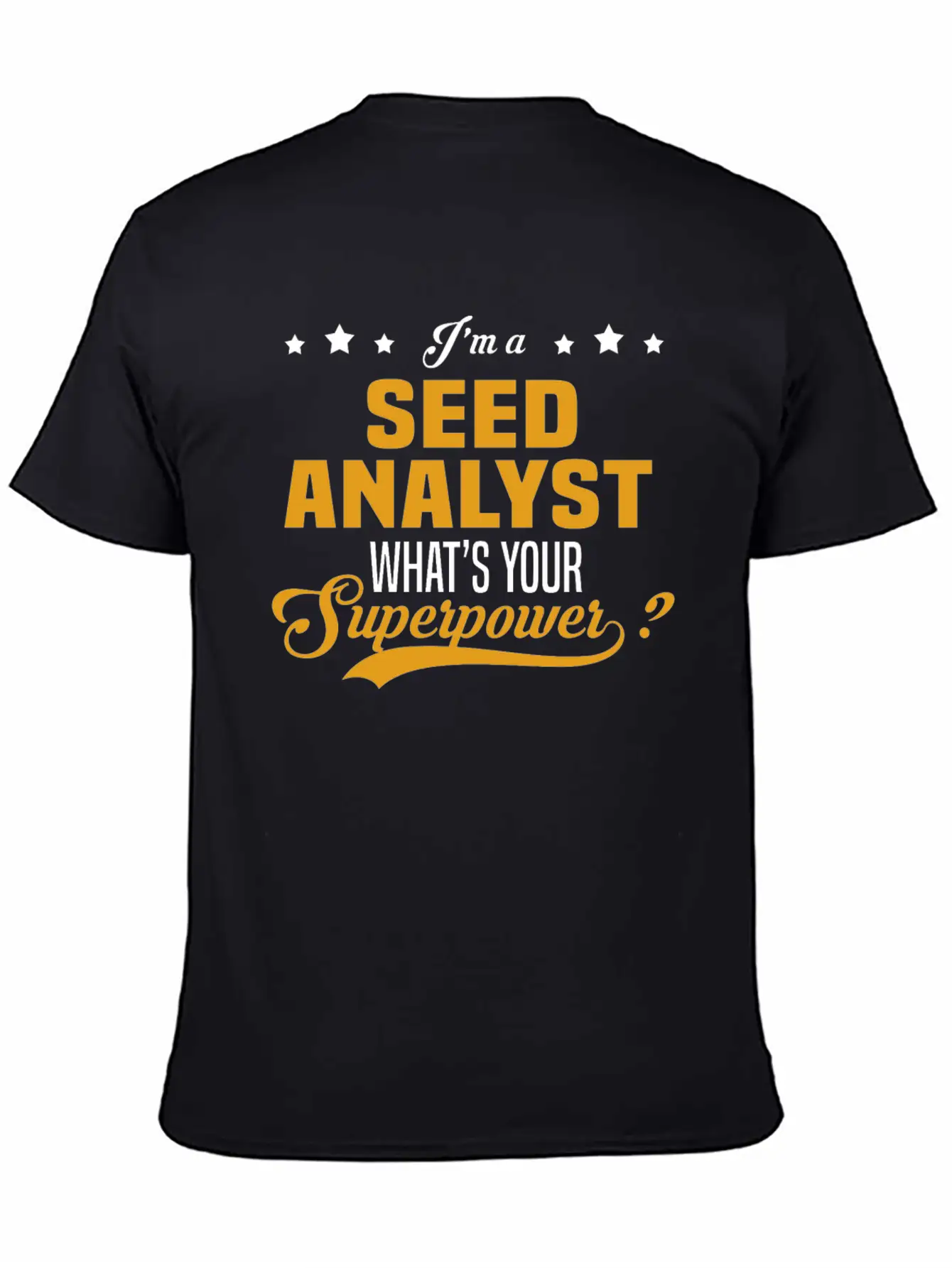Seed Analyst Basic Graphic T-Shirt ¨C Daily Comfort In Soft Cotton