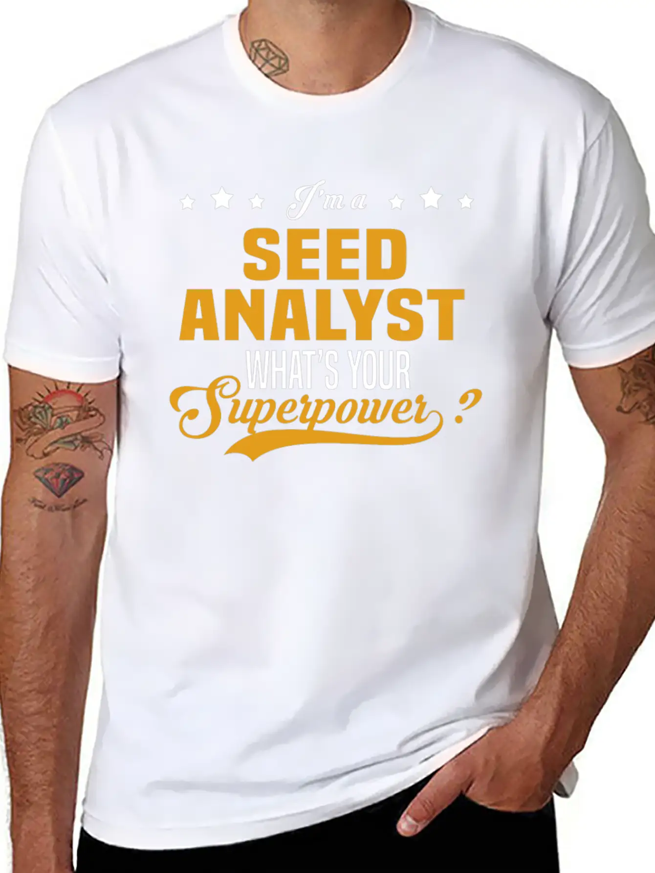 Seed Analyst Basic Graphic T-Shirt ¨C Daily Comfort In Soft Cotton