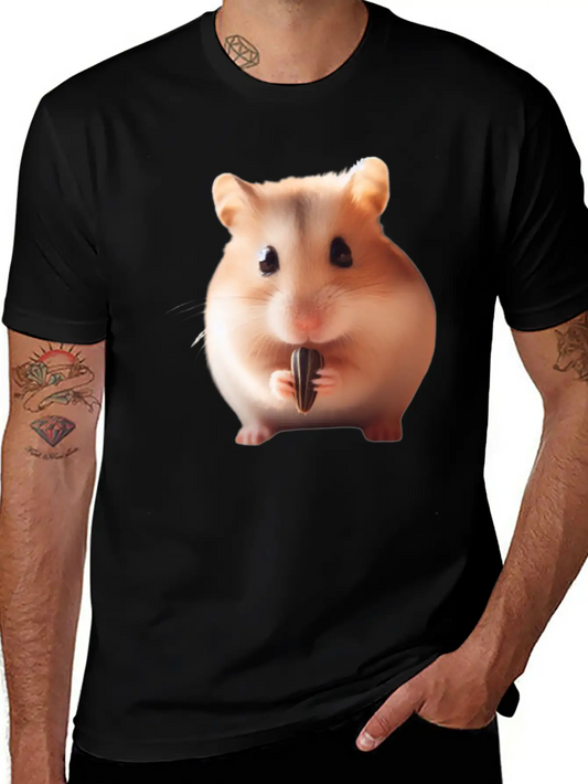 Seeds & Hamsters Essential Cotton Tee For Daily Outfits ¨C Unisex Style