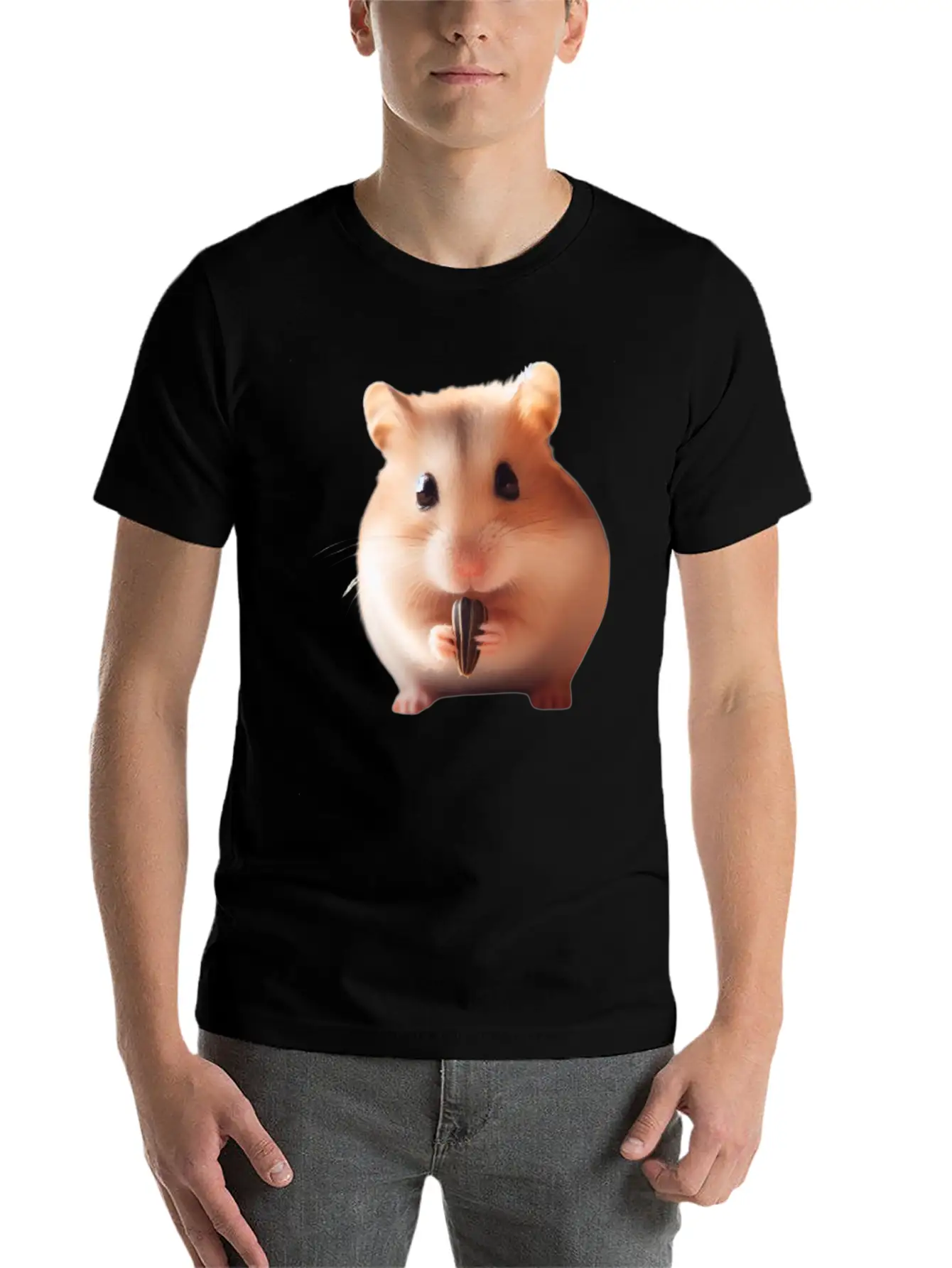 Seeds & Hamsters Essential Cotton Tee For Daily Outfits ¨C Unisex Style