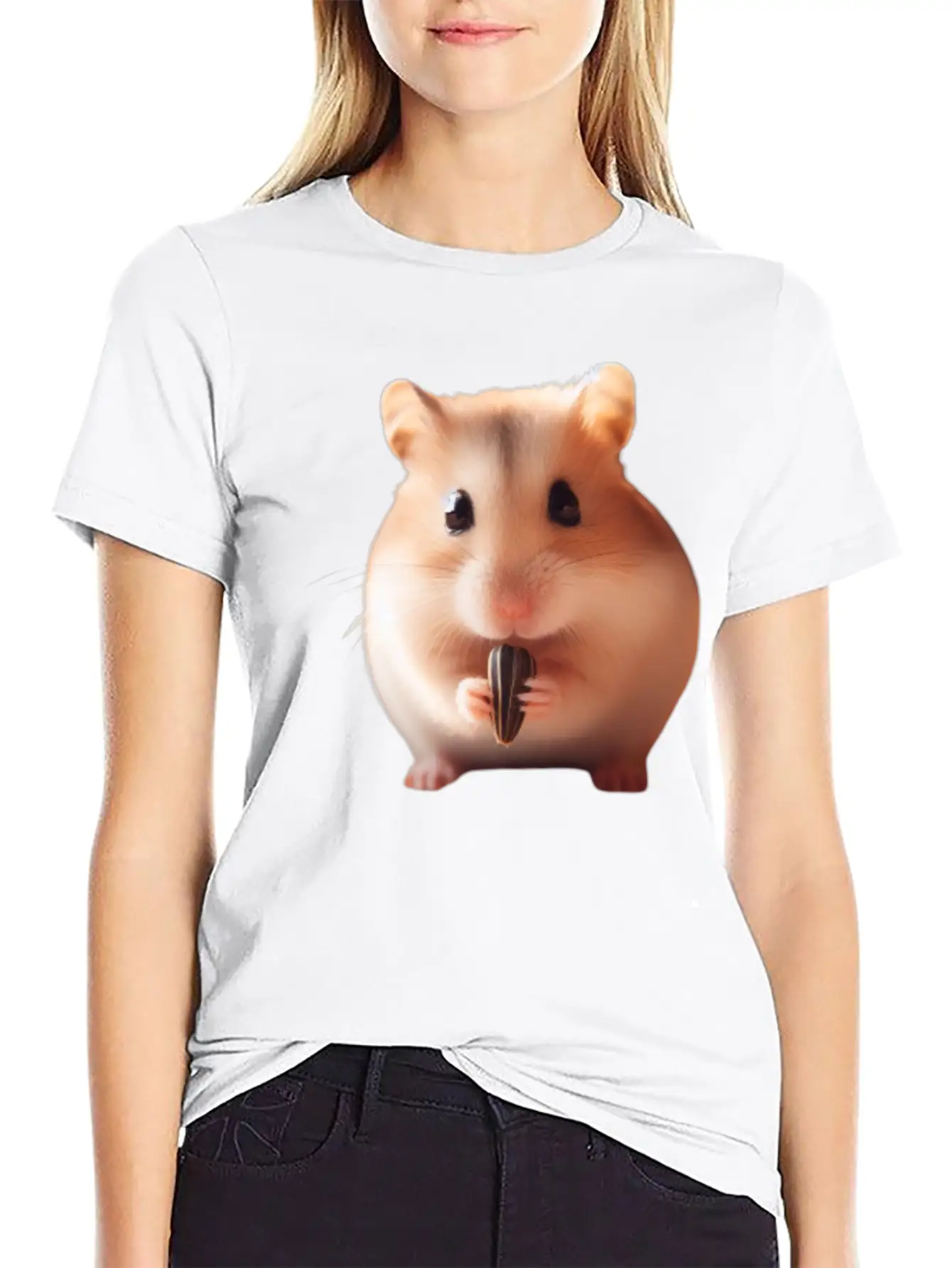 Seeds & Hamsters Essential Cotton Tee For Daily Outfits ¨C Unisex Style