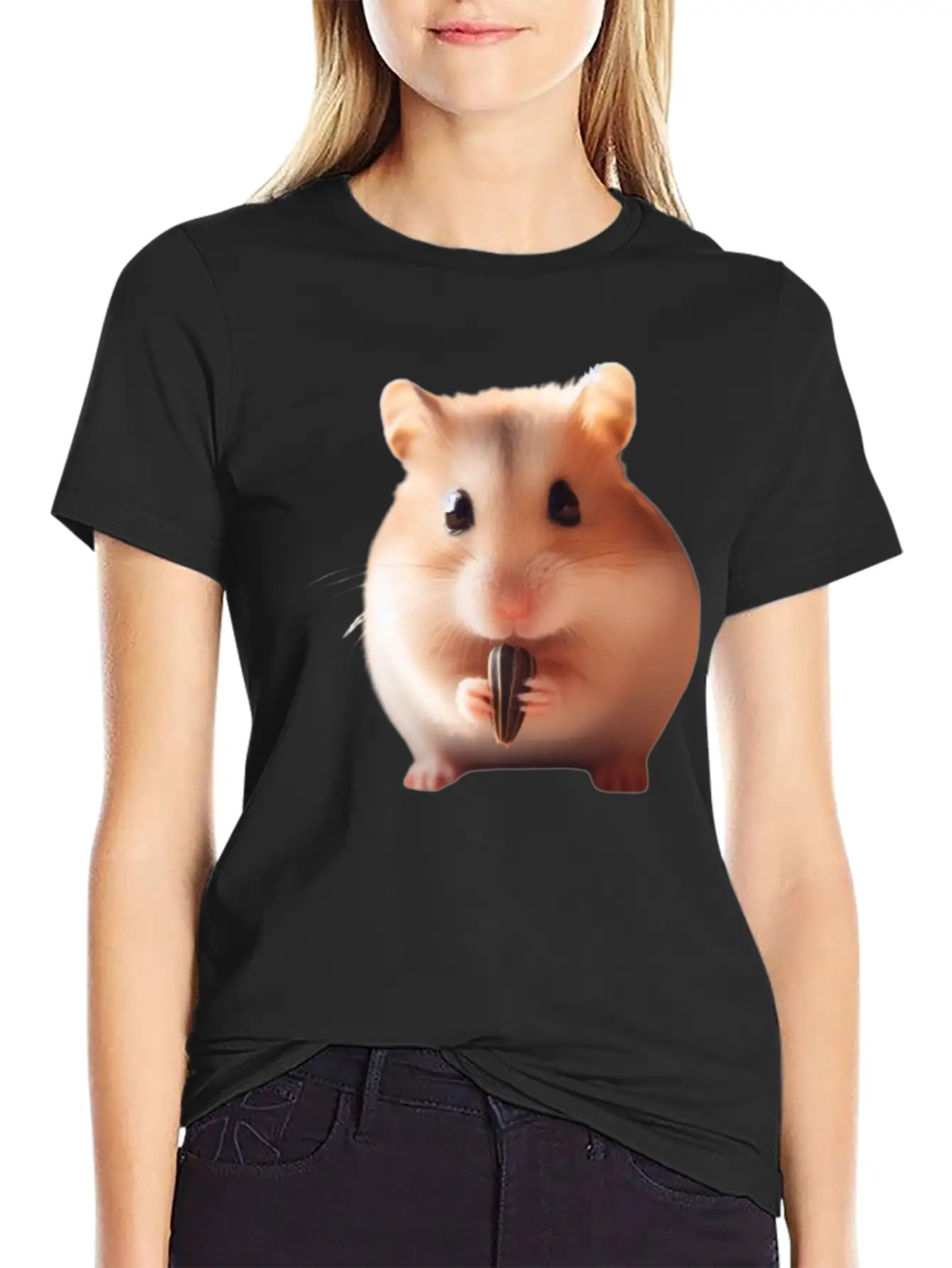 Seeds & Hamsters Essential Cotton Tee For Daily Outfits ¨C Unisex Style