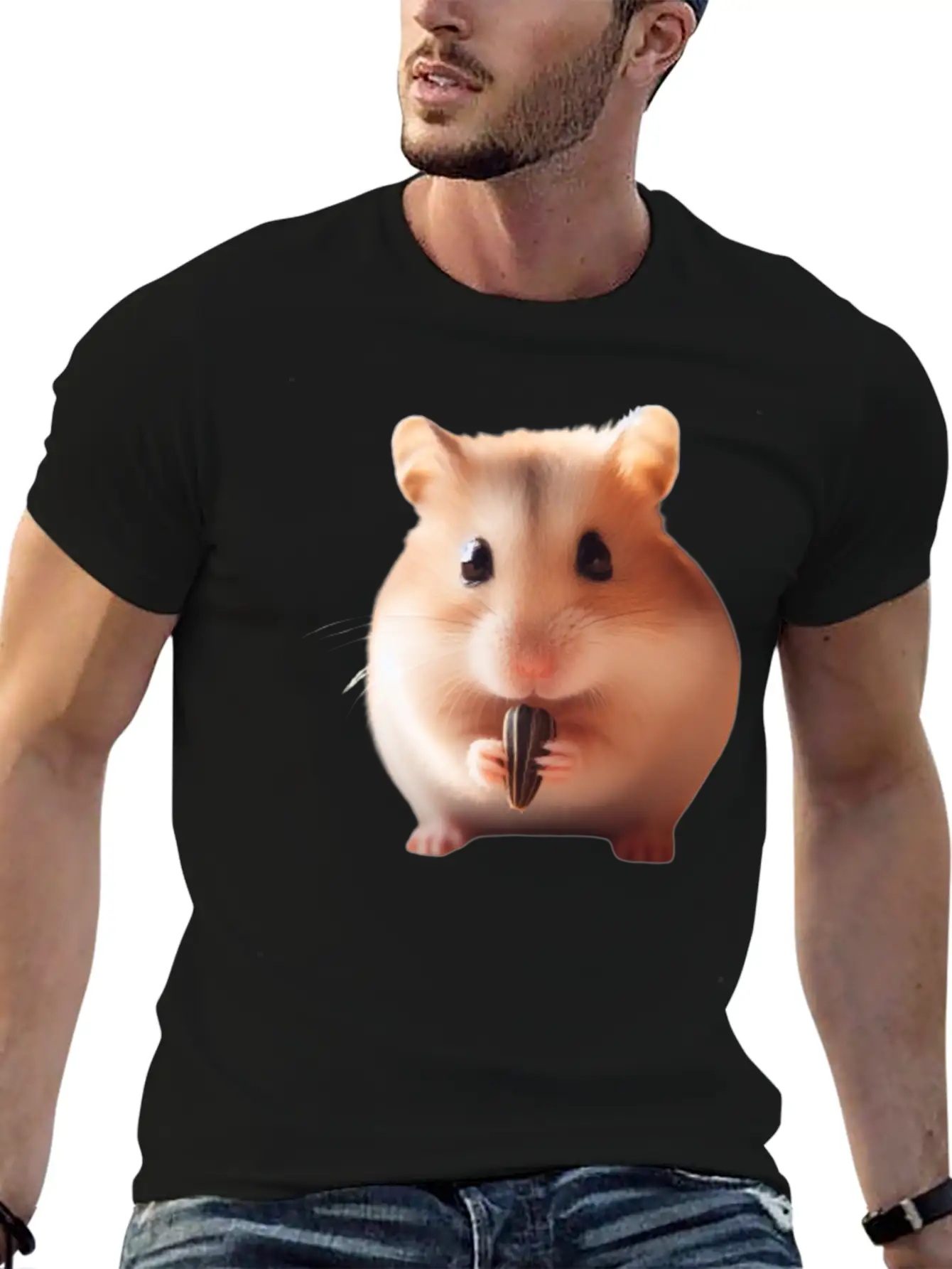 Seeds & Hamsters Essential Cotton Tee For Daily Outfits ¨C Unisex Style