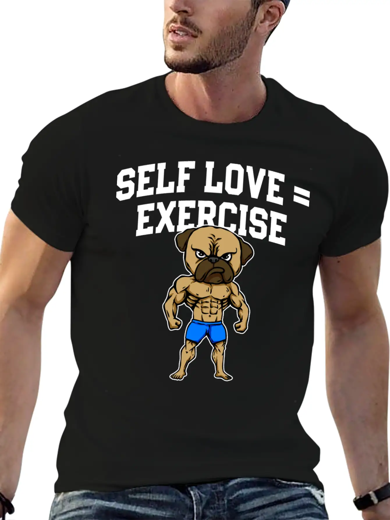 Self Love Exercise Workout Motivational Quote Gym Essential Cotton Tee For Daily Outfits ¨C Unisex Style