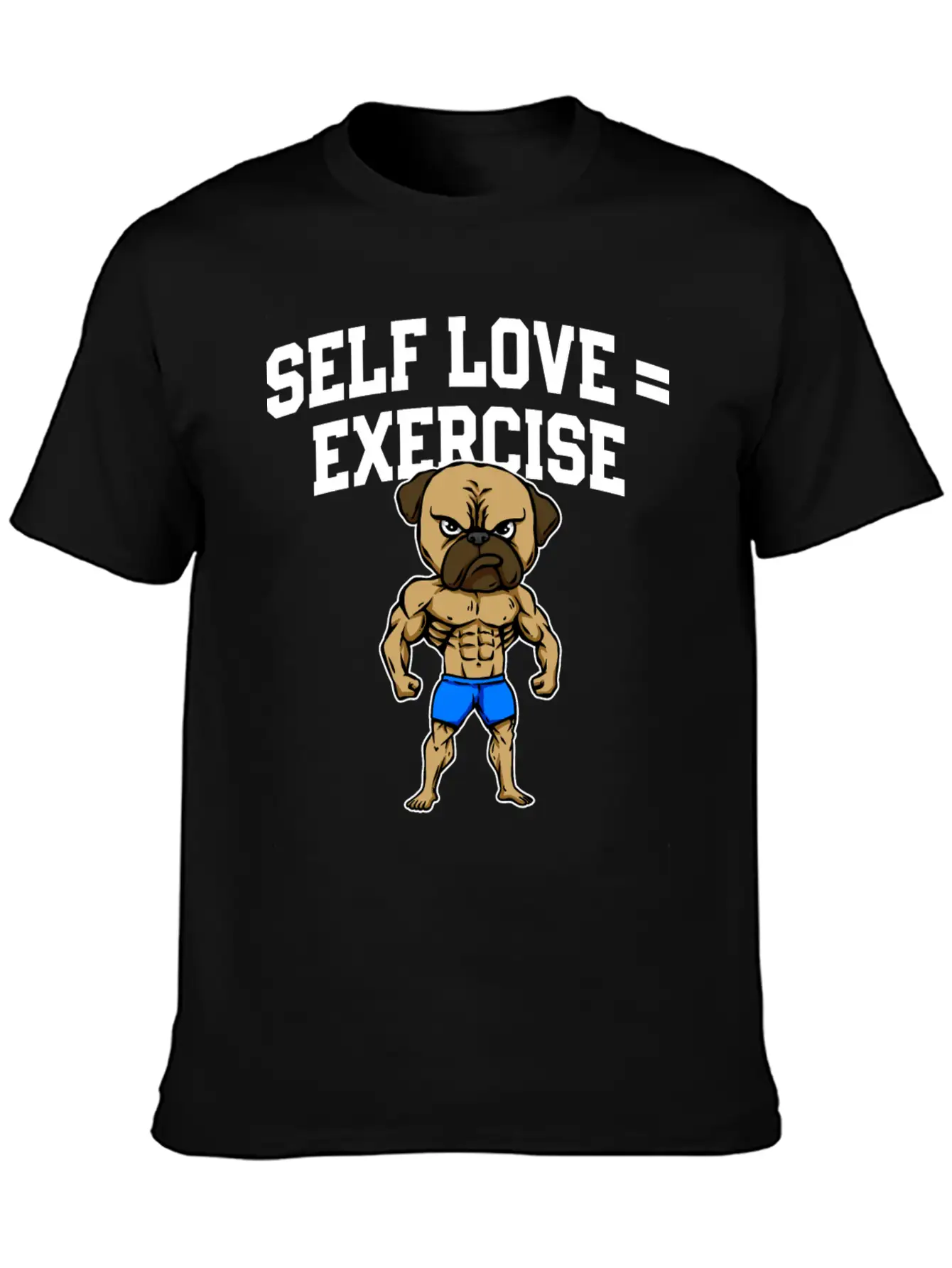 Self Love Exercise Workout Motivational Quote Gym Essential Cotton Tee For Daily Outfits ¨C Unisex Style