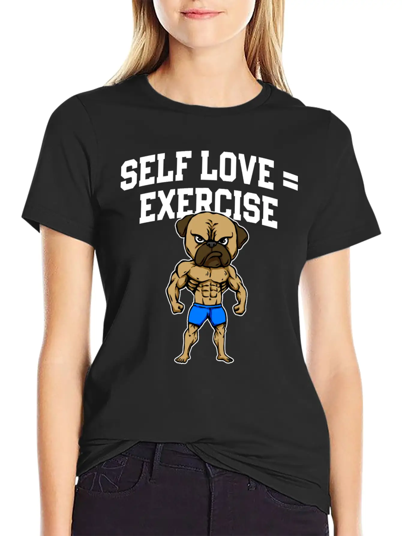 Self Love Exercise Workout Motivational Quote Gym Essential Cotton Tee For Daily Outfits ¨C Unisex Style