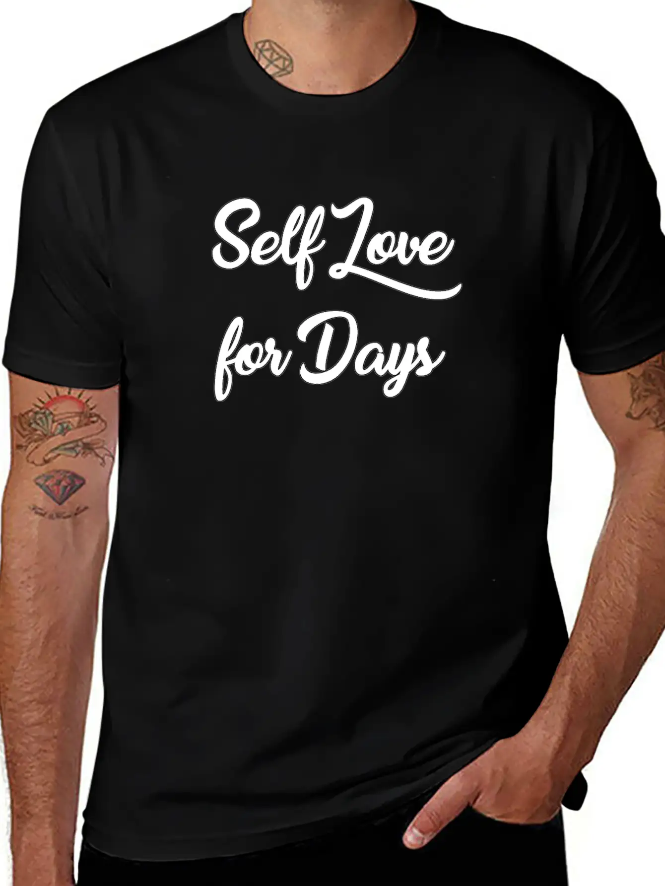 Self Love For Days Basic Graphic T-Shirt ¨C Daily Comfort In Soft Cotton