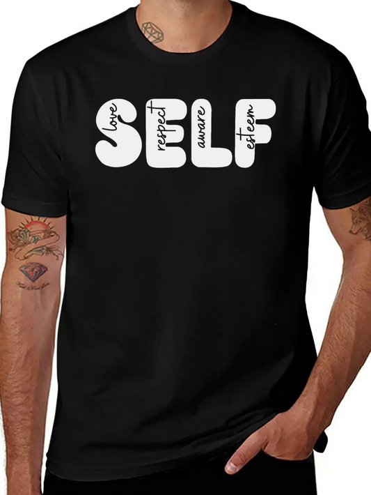 Self Love, Self Respect, Self Aware, Self Esteem Basic Graphic T-Shirt ¨C Daily Comfort In Soft Cotton