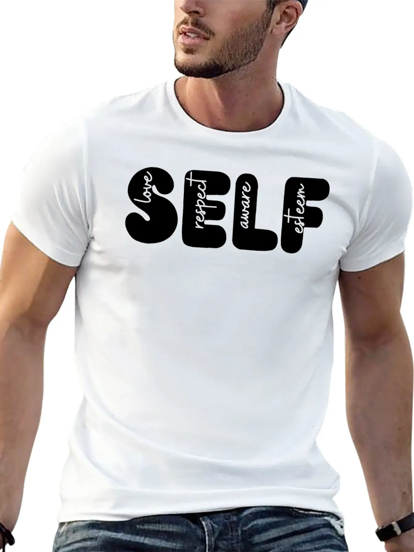 Self Love, Self Respect, Self Aware, Self Esteem Basic Graphic T-Shirt ¨C Daily Comfort In Soft Cotton
