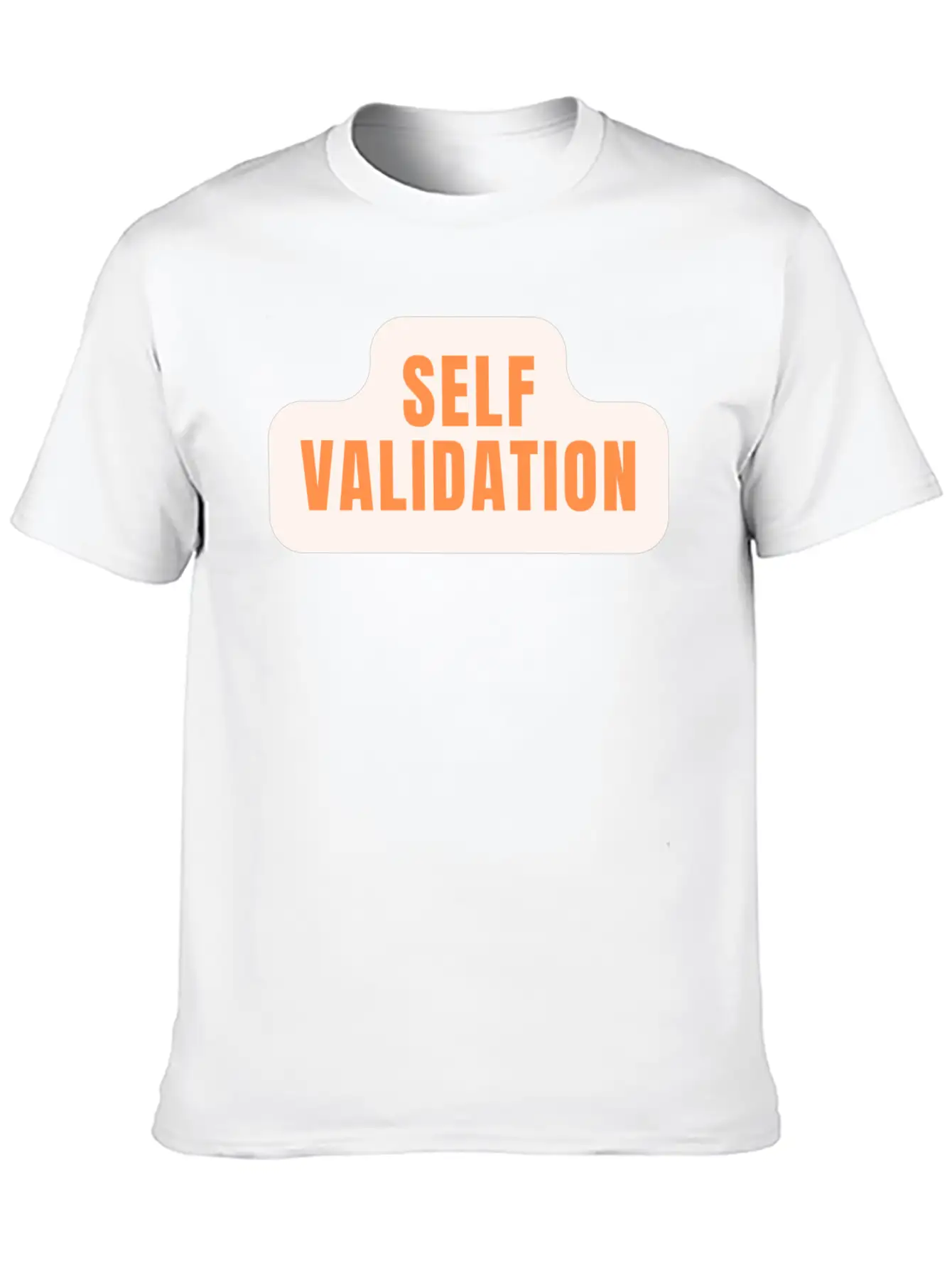 Self Validation : Reflecting Inner Truth Basic Graphic T-Shirt ¨C Daily Comfort In Soft Cotton