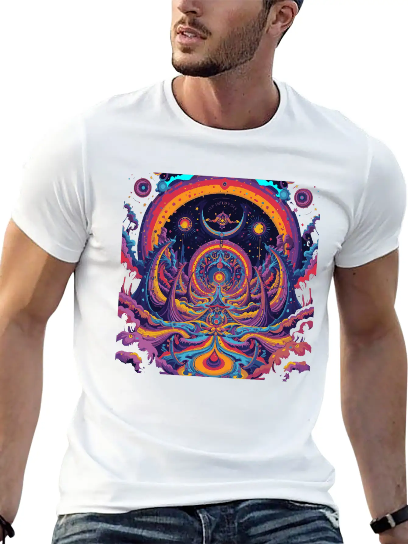 "Serene Lines: Minimalist Art Tee" Basic Graphic T-Shirt ¨C Daily Comfort In Soft Cotton