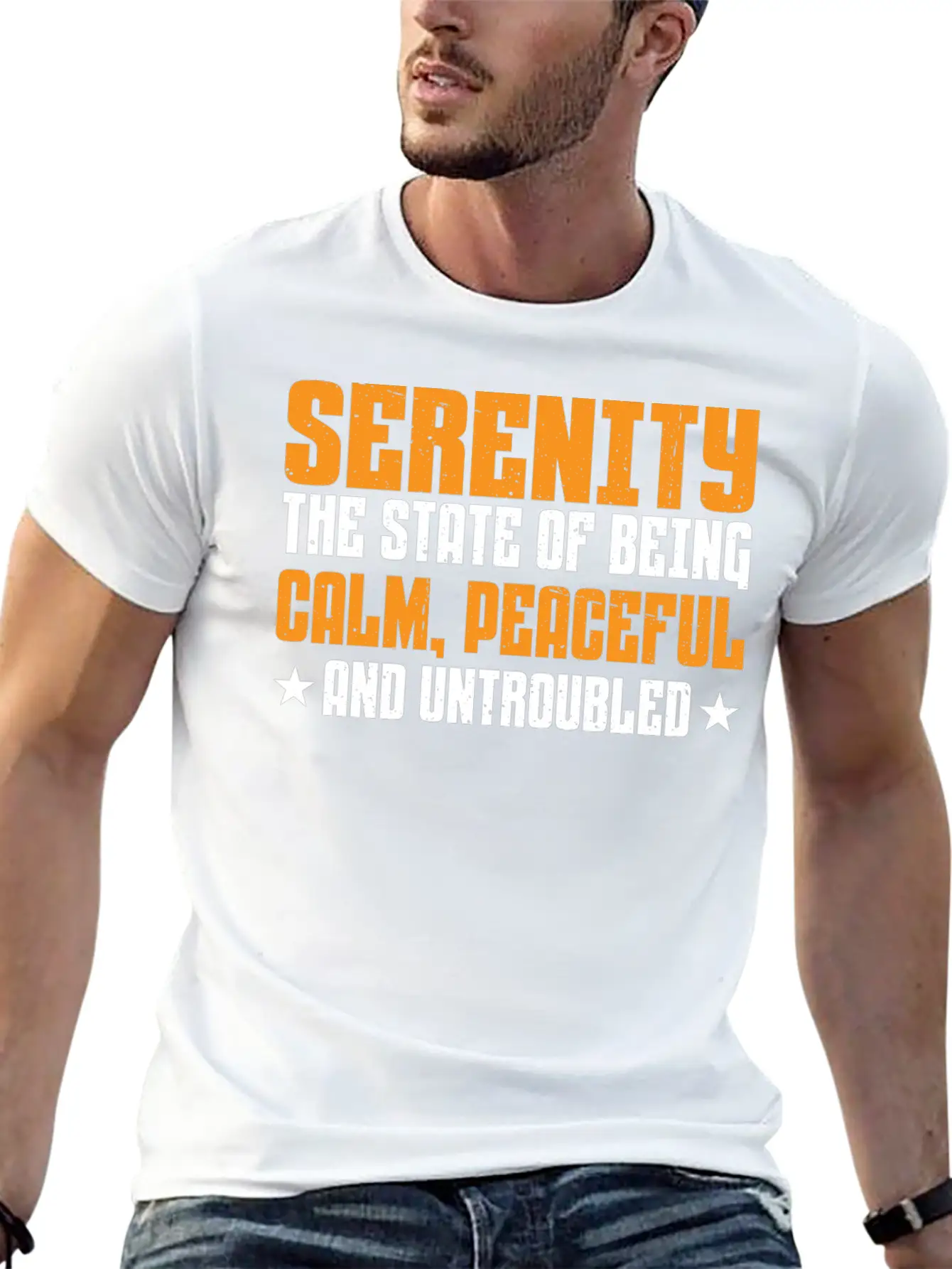 Serenity, Being Calm, Peaceful, And Untroubled 3 Essential Cotton Tee For Daily Outfits ¨C Unisex Style