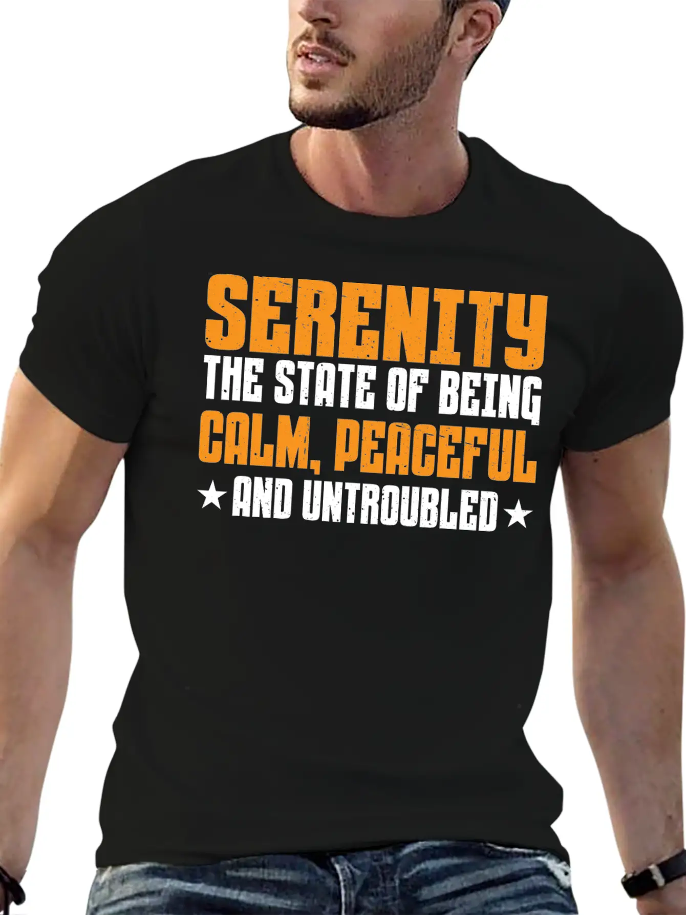 Serenity, Being Calm, Peaceful, And Untroubled 3 Essential Cotton Tee For Daily Outfits ¨C Unisex Style