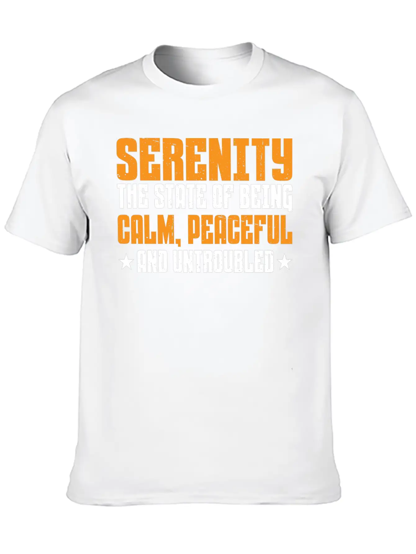 Serenity, Being Calm, Peaceful, And Untroubled 3 Essential Cotton Tee For Daily Outfits ¨C Unisex Style