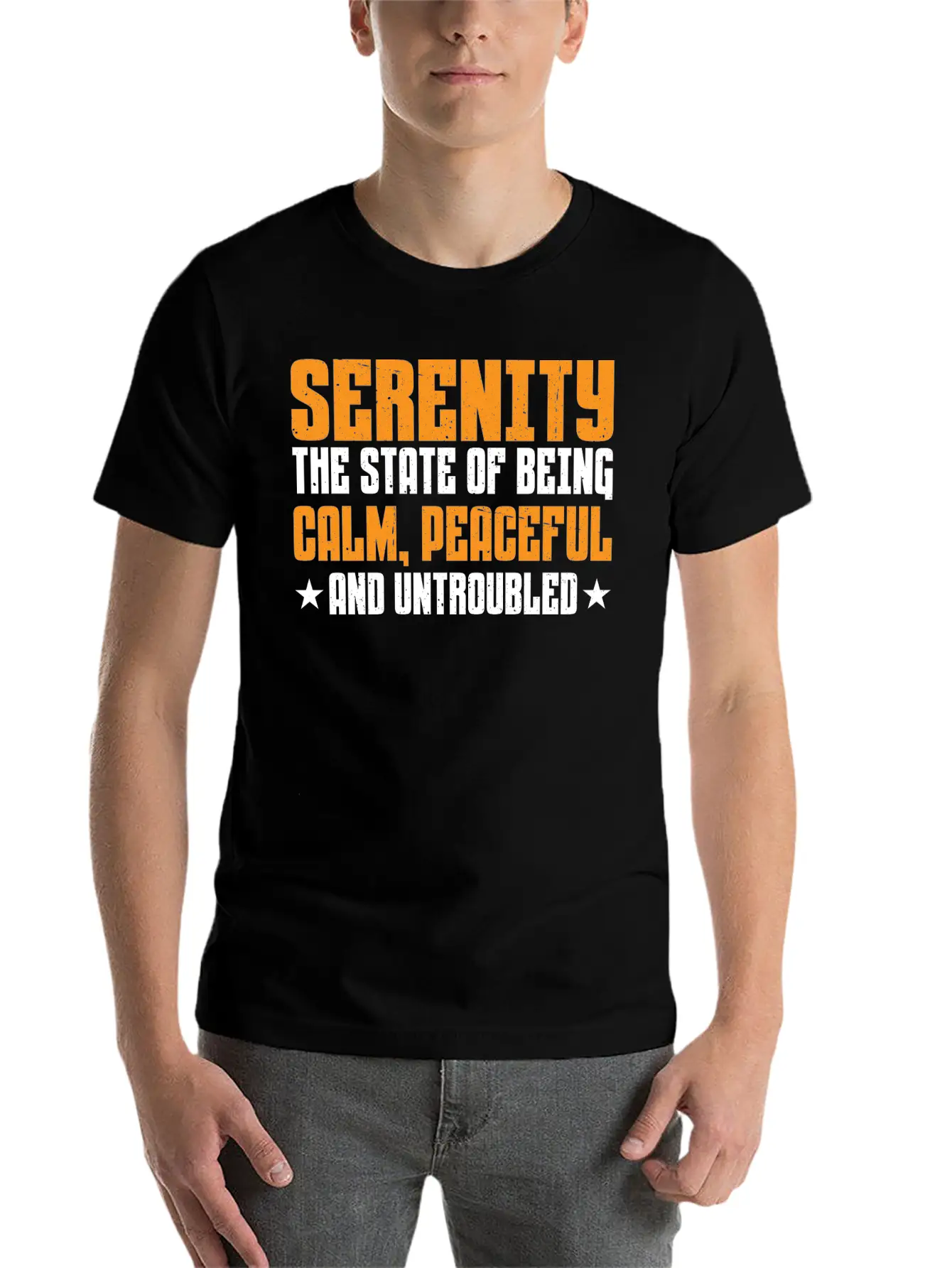 Serenity, Being Calm, Peaceful, And Untroubled 3 Essential Cotton Tee For Daily Outfits ¨C Unisex Style
