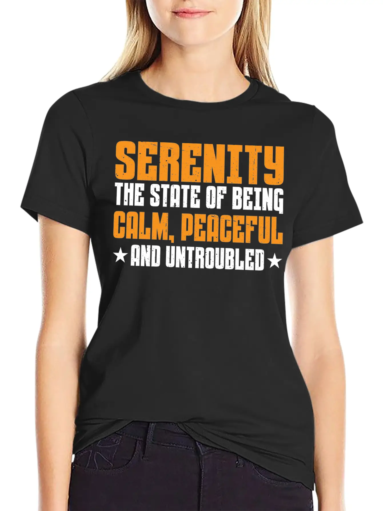 Serenity, Being Calm, Peaceful, And Untroubled 3 Essential Cotton Tee For Daily Outfits ¨C Unisex Style