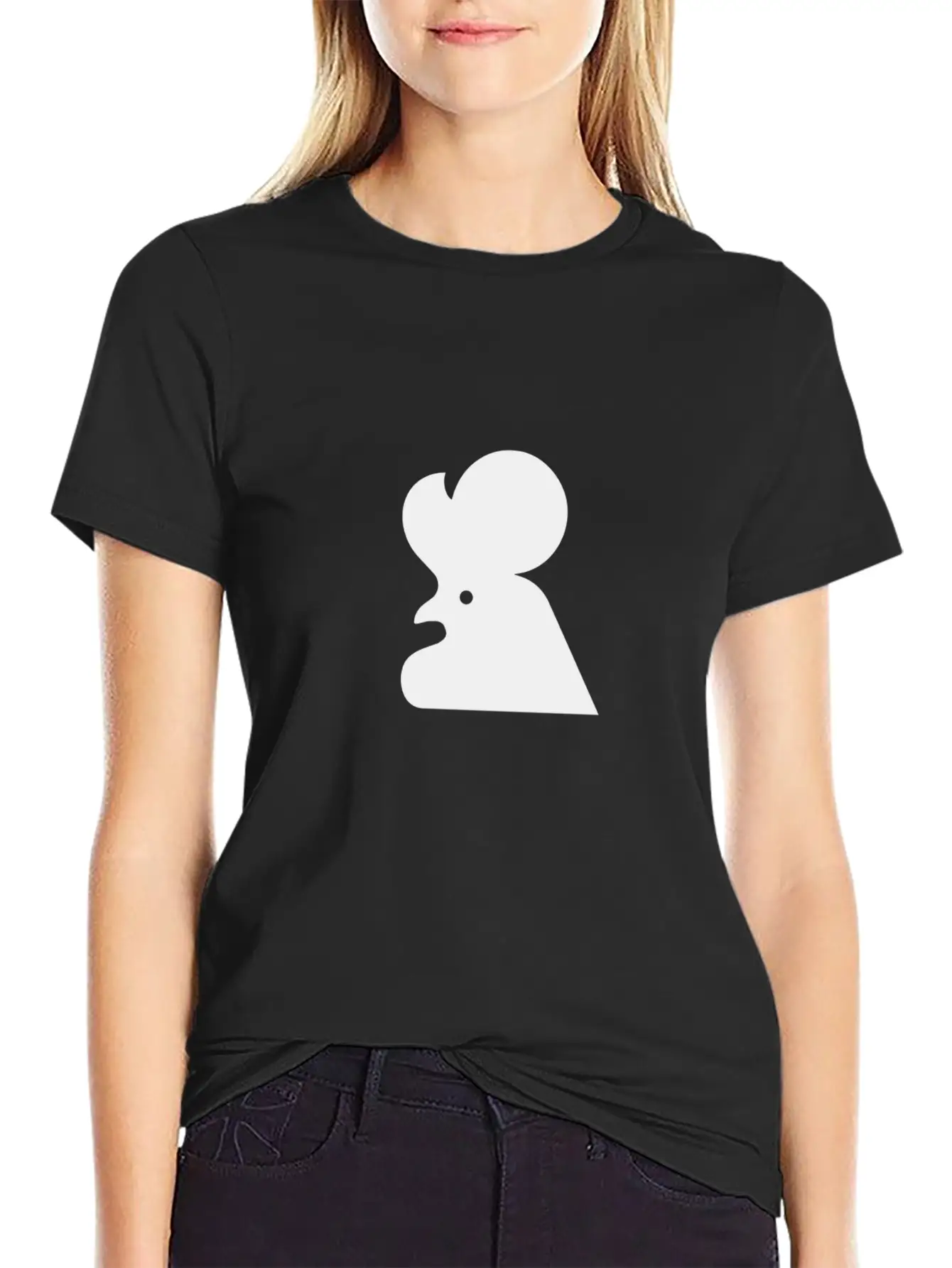 Shadow Chicken Essential Cotton Tee For Daily Outfits ¨C Unisex Style