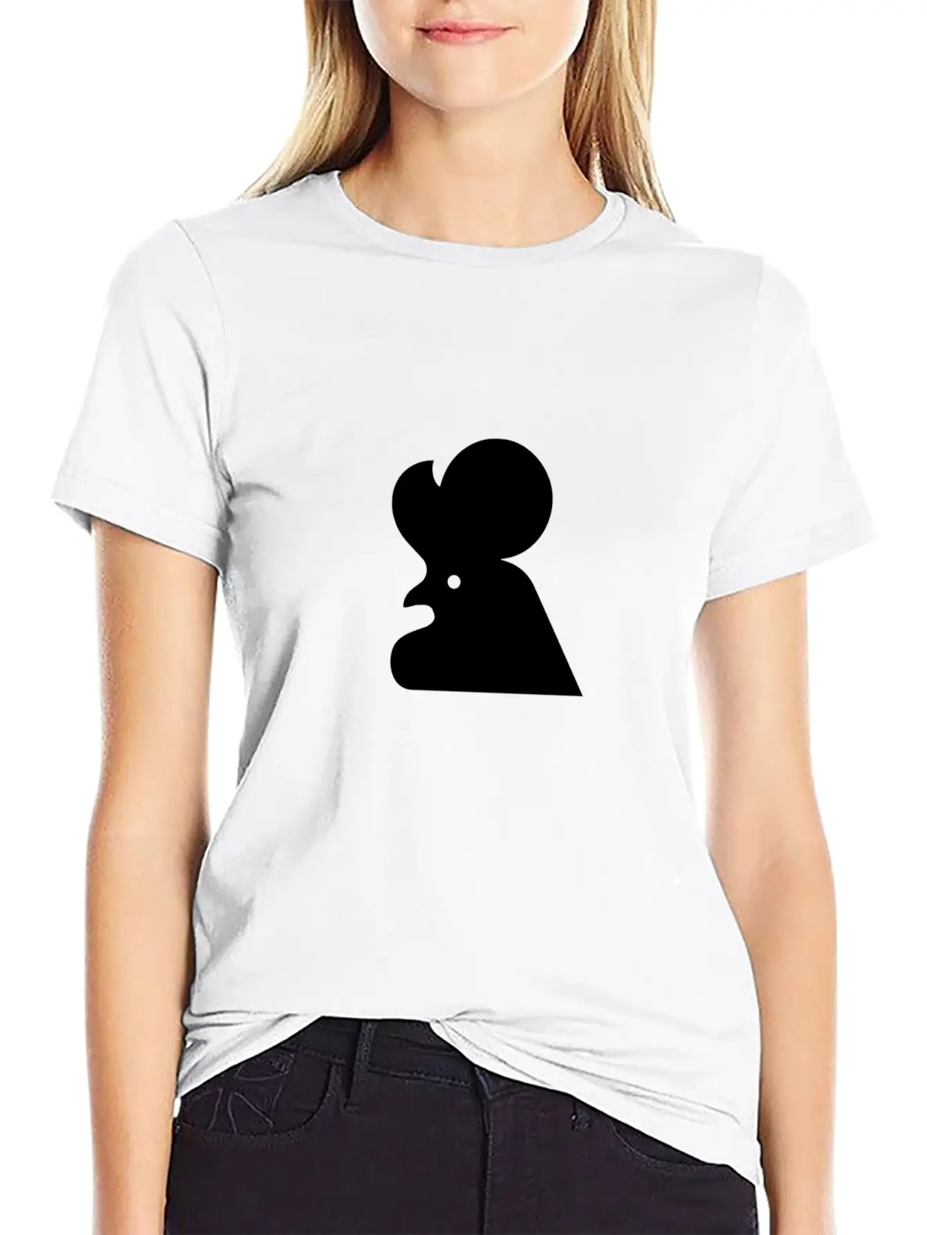 Shadow Chicken Essential Cotton Tee For Daily Outfits ¨C Unisex Style