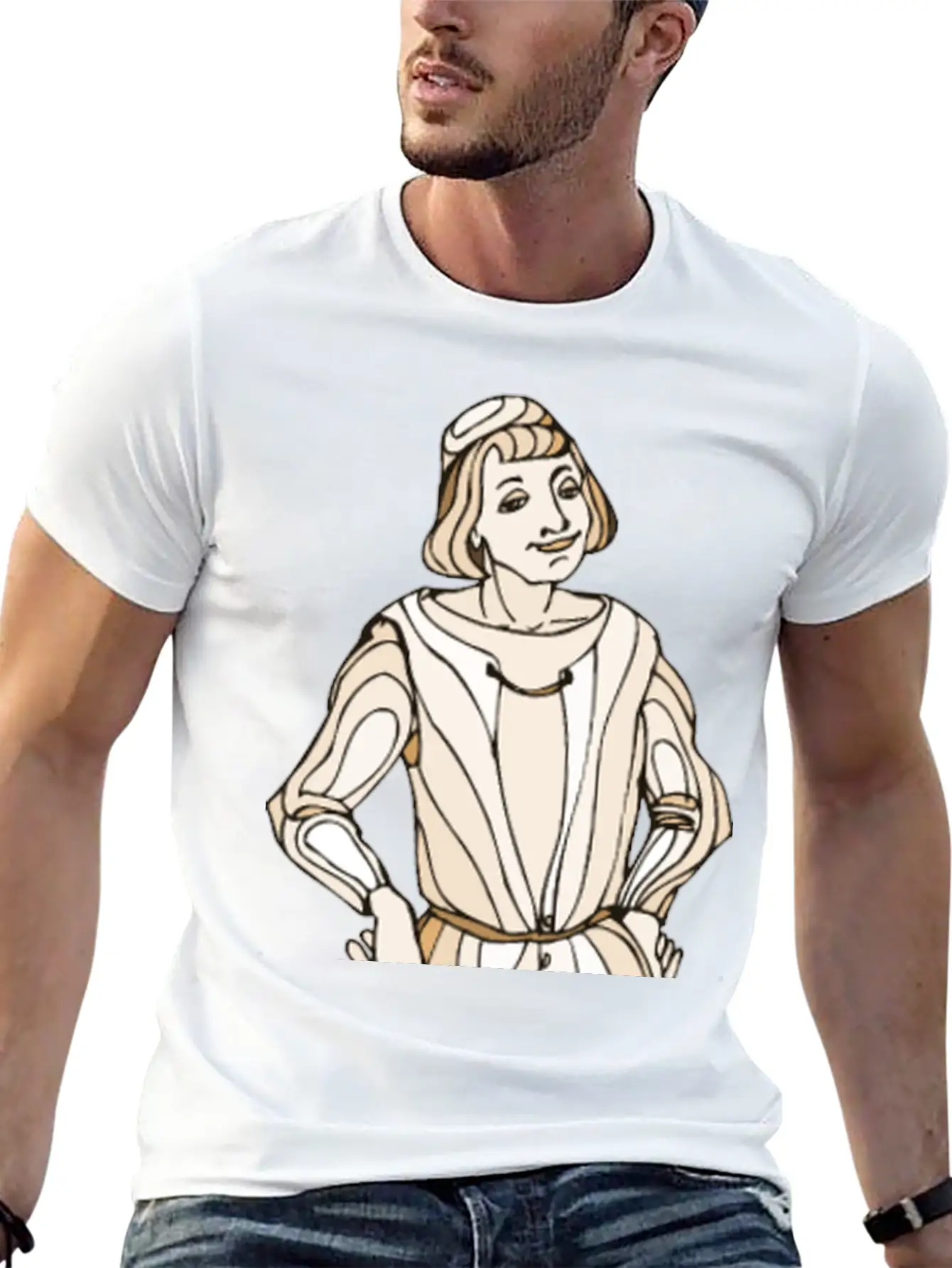 Shakespeare Characters Sampson Basic Graphic T-Shirt ¨C Daily Comfort In Soft Cotton