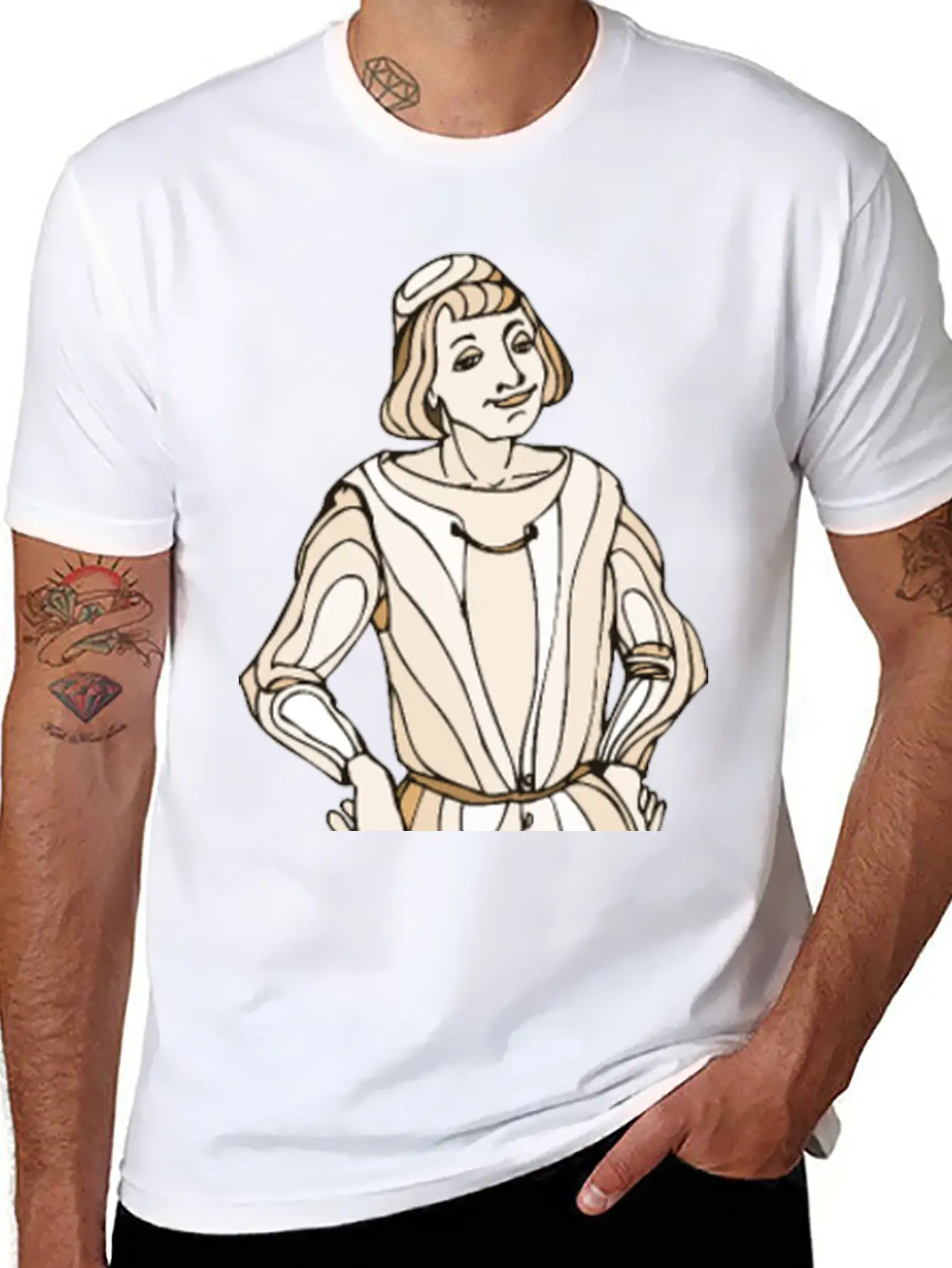 Shakespeare Characters Sampson Basic Graphic T-Shirt ¨C Daily Comfort In Soft Cotton