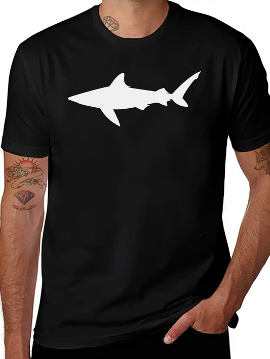 Shark Basic Graphic T-Shirt ¨C Daily Comfort In Soft Cotton