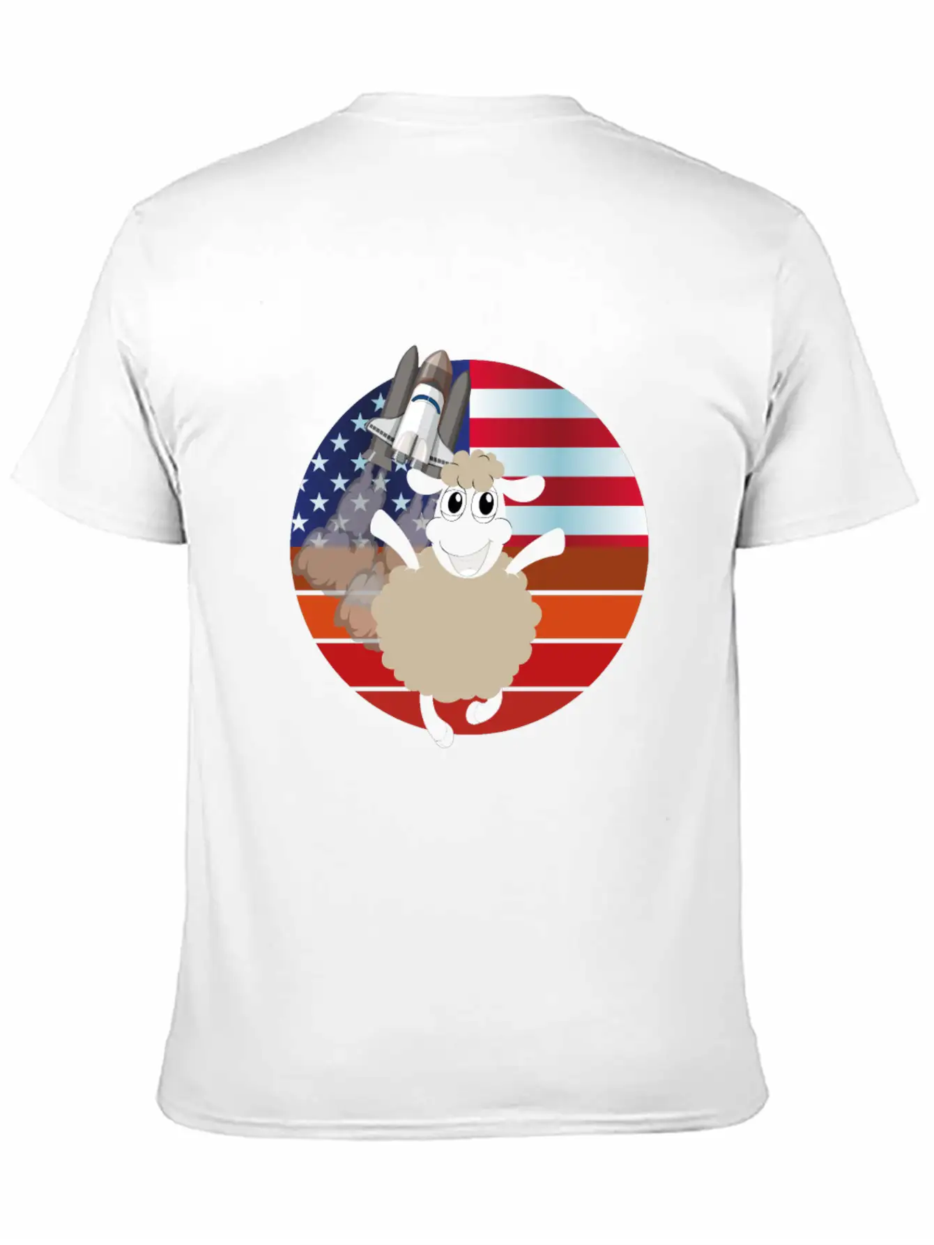 Sheep In The Galaxy Basic Graphic T-Shirt ¨C Daily Comfort In Soft Cotton