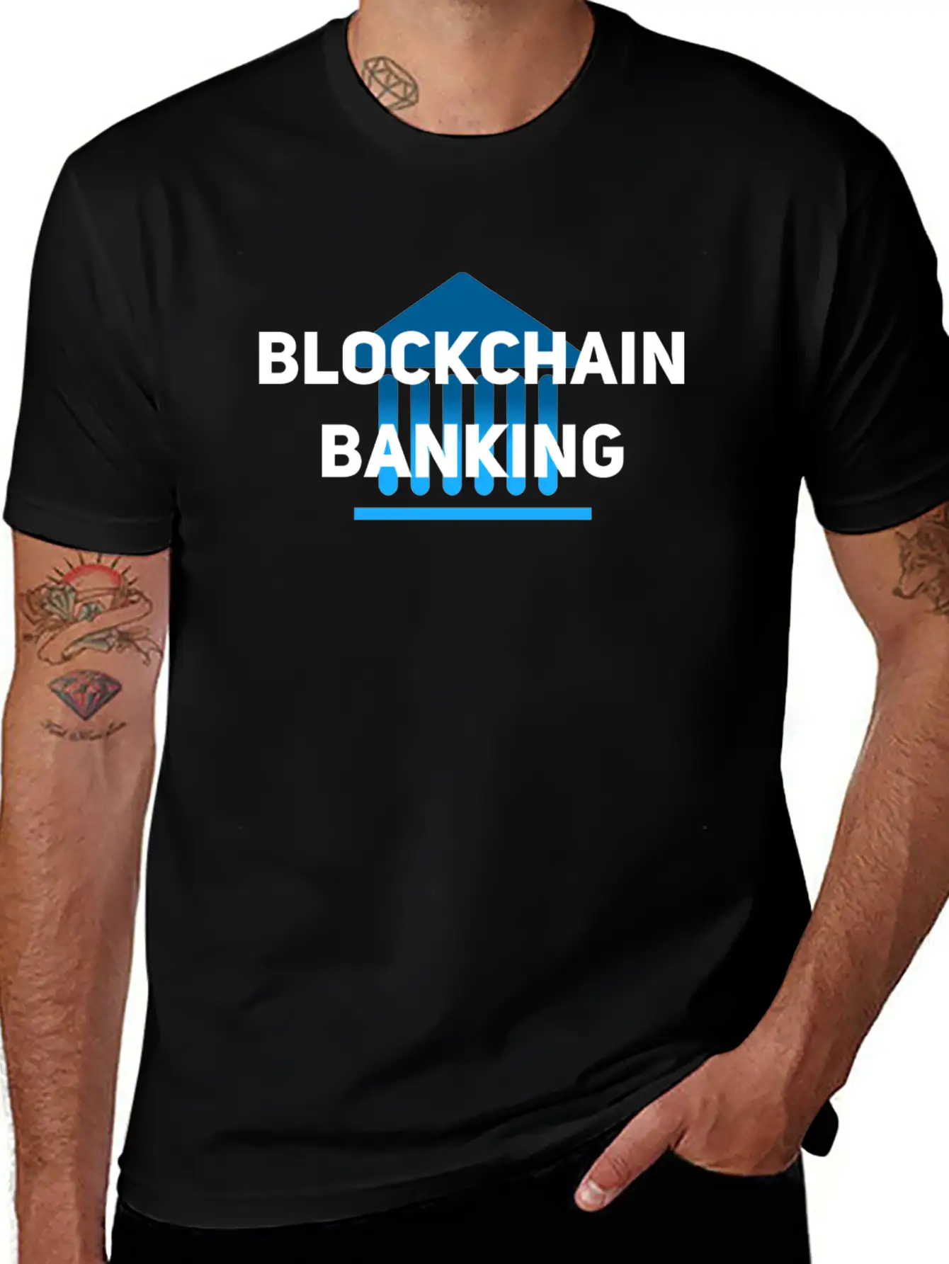 Shirt Bitcoin Blockchain Banking Soft Cotton Short Sleeve Tee ¨C Unisex Wardrobe Staple