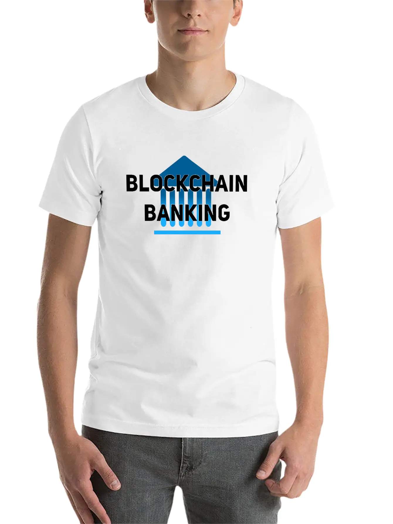 Shirt Bitcoin Blockchain Banking Soft Cotton Short Sleeve Tee ¨C Unisex Wardrobe Staple