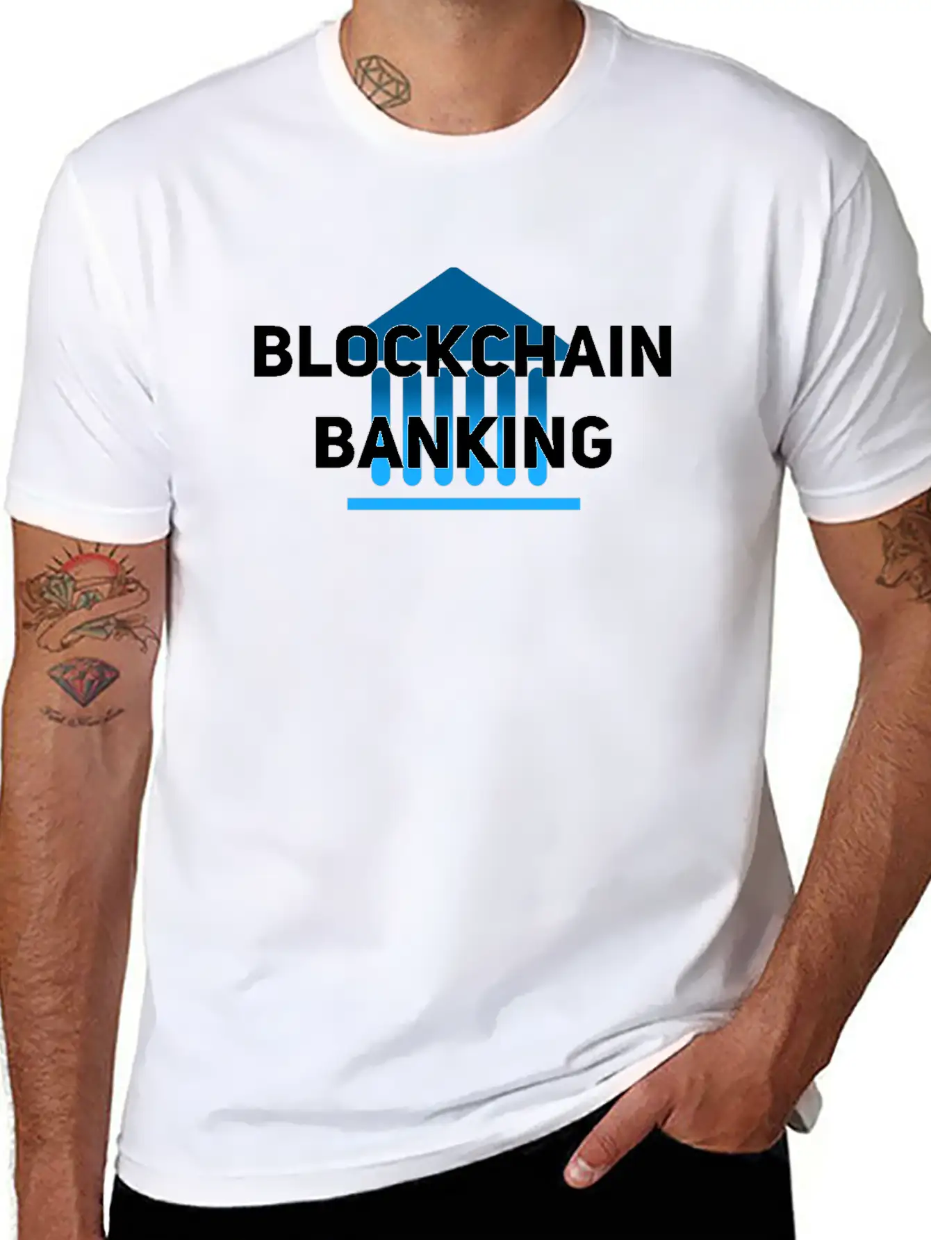 Shirt Bitcoin Blockchain Banking Soft Cotton Short Sleeve Tee ¨C Unisex Wardrobe Staple