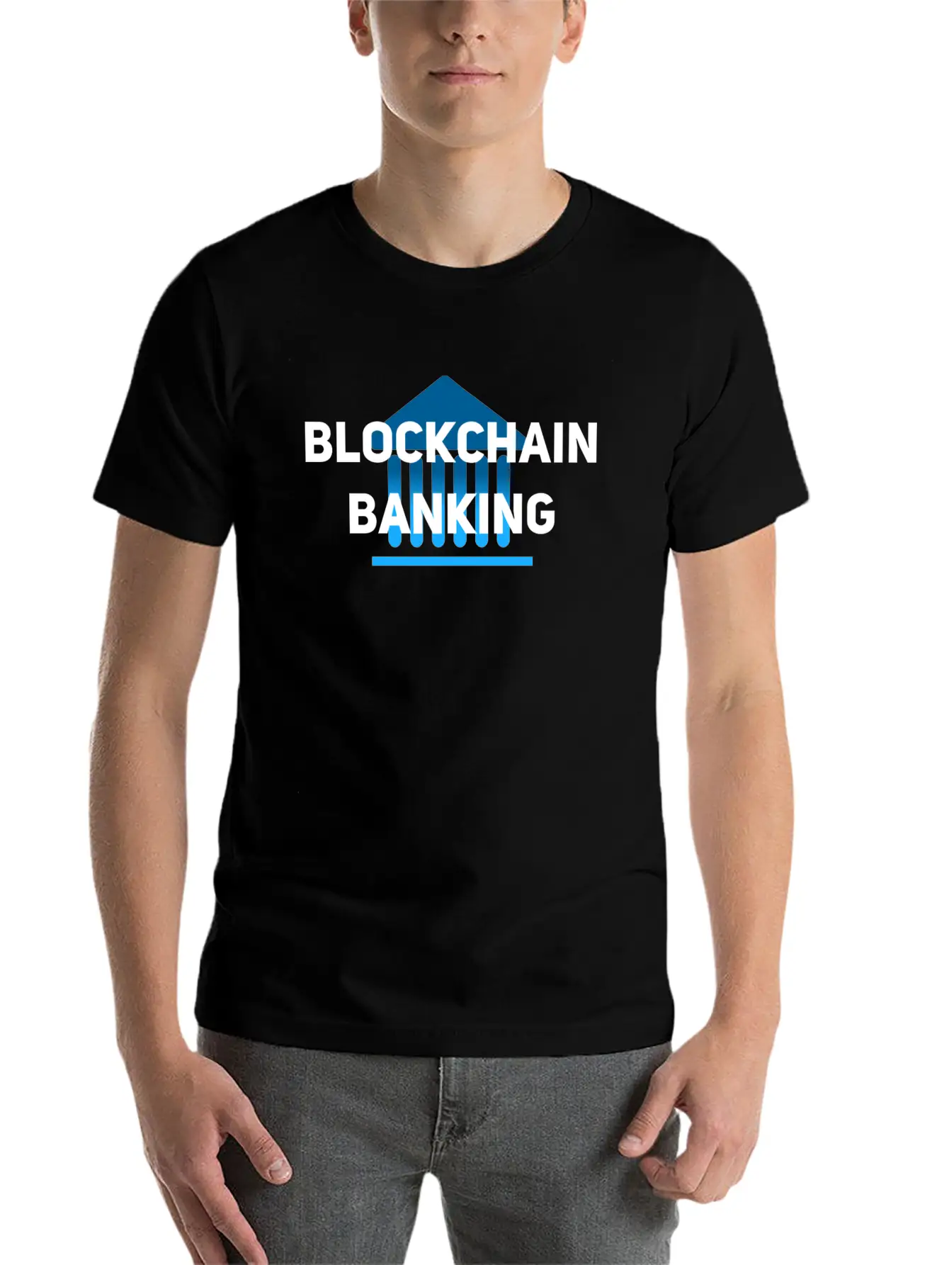 Shirt Bitcoin Blockchain Banking Soft Cotton Short Sleeve Tee ¨C Unisex Wardrobe Staple