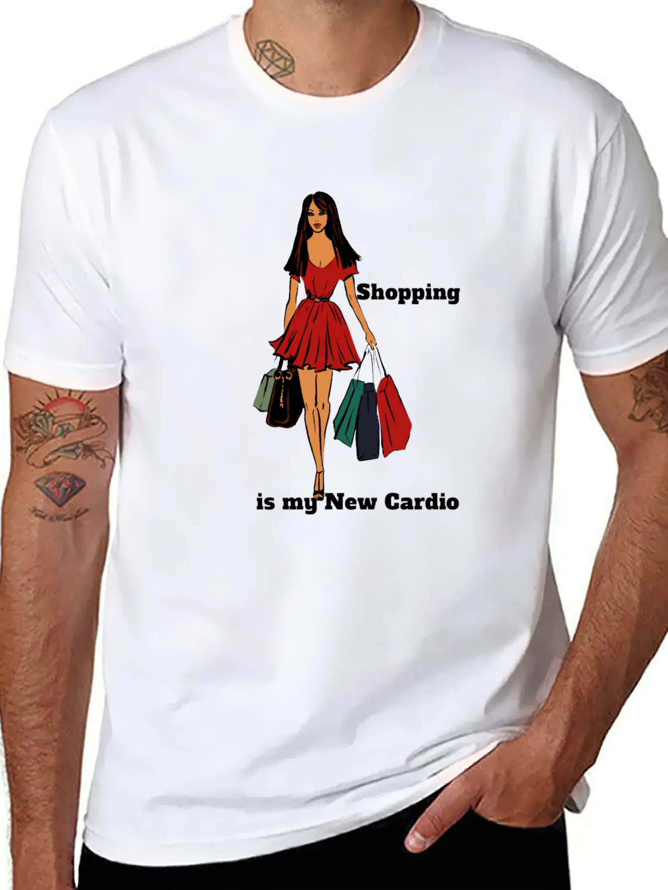 Shopping Cardio Essential Cotton Tee For Daily Outfits ¨C Unisex Style