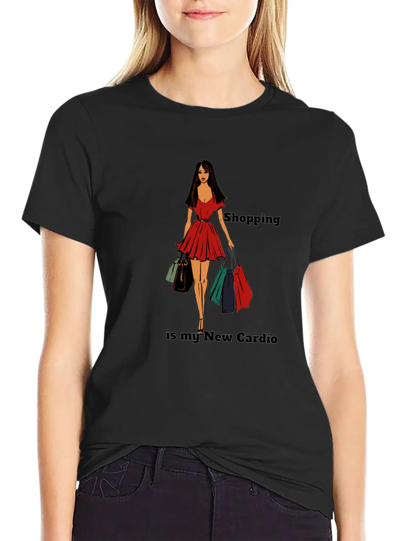 Shopping Cardio Essential Cotton Tee For Daily Outfits ¨C Unisex Style