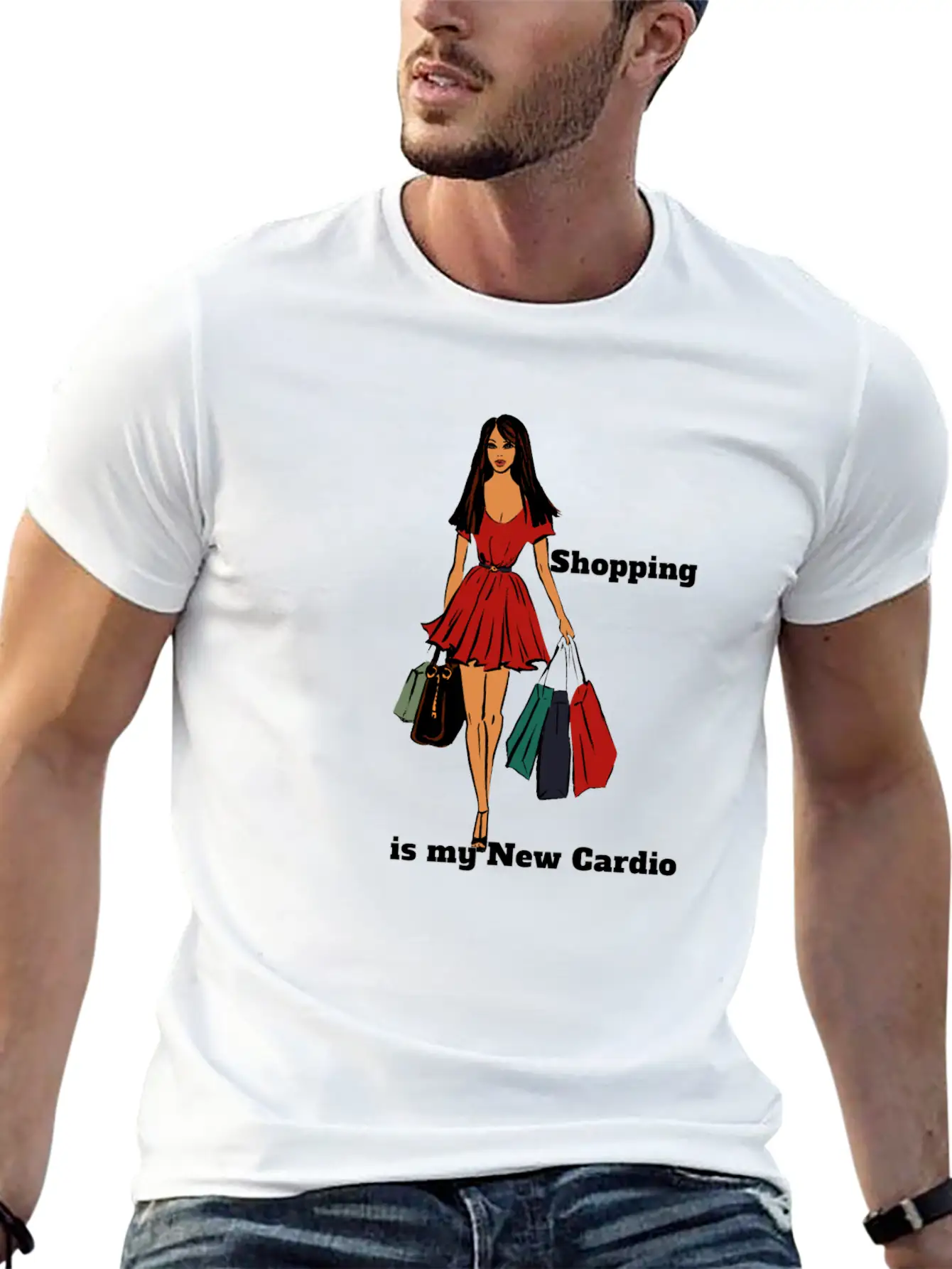 Shopping Cardio Essential Cotton Tee For Daily Outfits ¨C Unisex Style