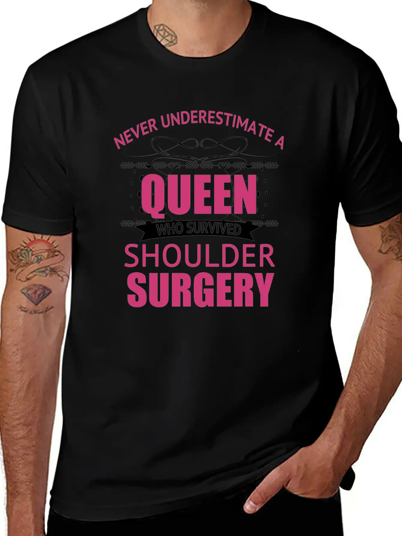 Shoulder Surgery Recovery For Women Essential Cotton Tee For Daily Outfits ¨C Unisex Style