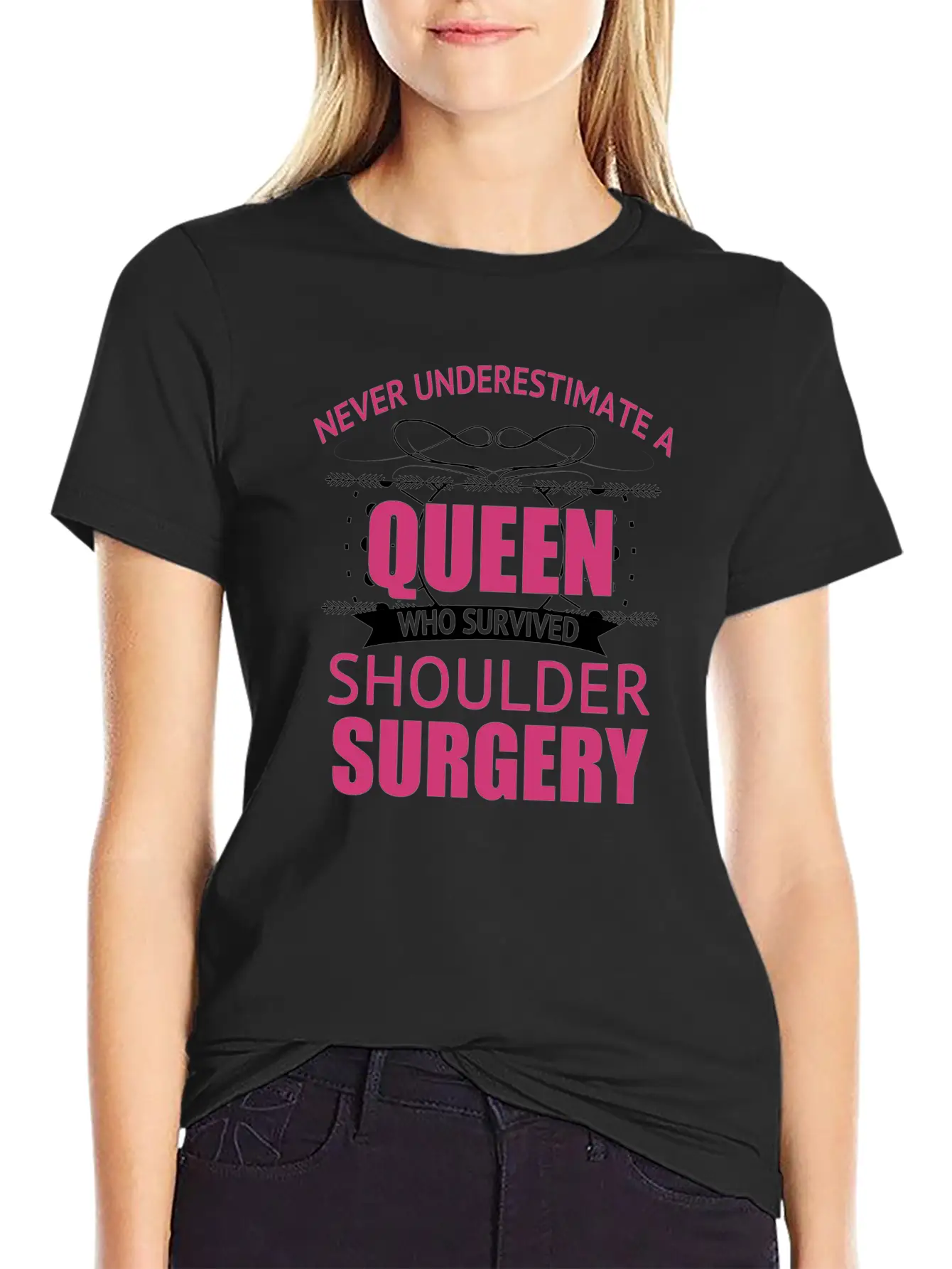 Shoulder Surgery Recovery For Women Essential Cotton Tee For Daily Outfits ¨C Unisex Style