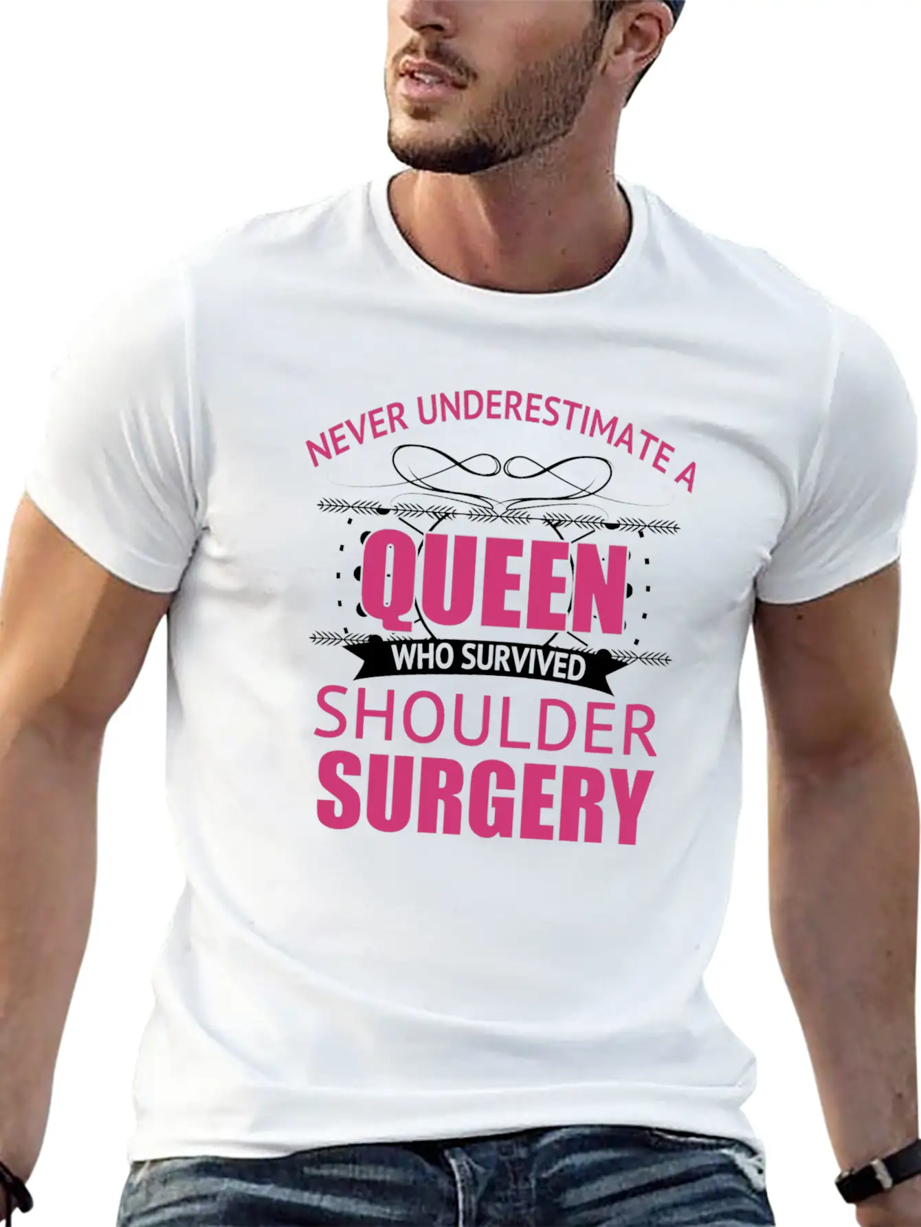 Shoulder Surgery Recovery For Women Essential Cotton Tee For Daily Outfits ¨C Unisex Style