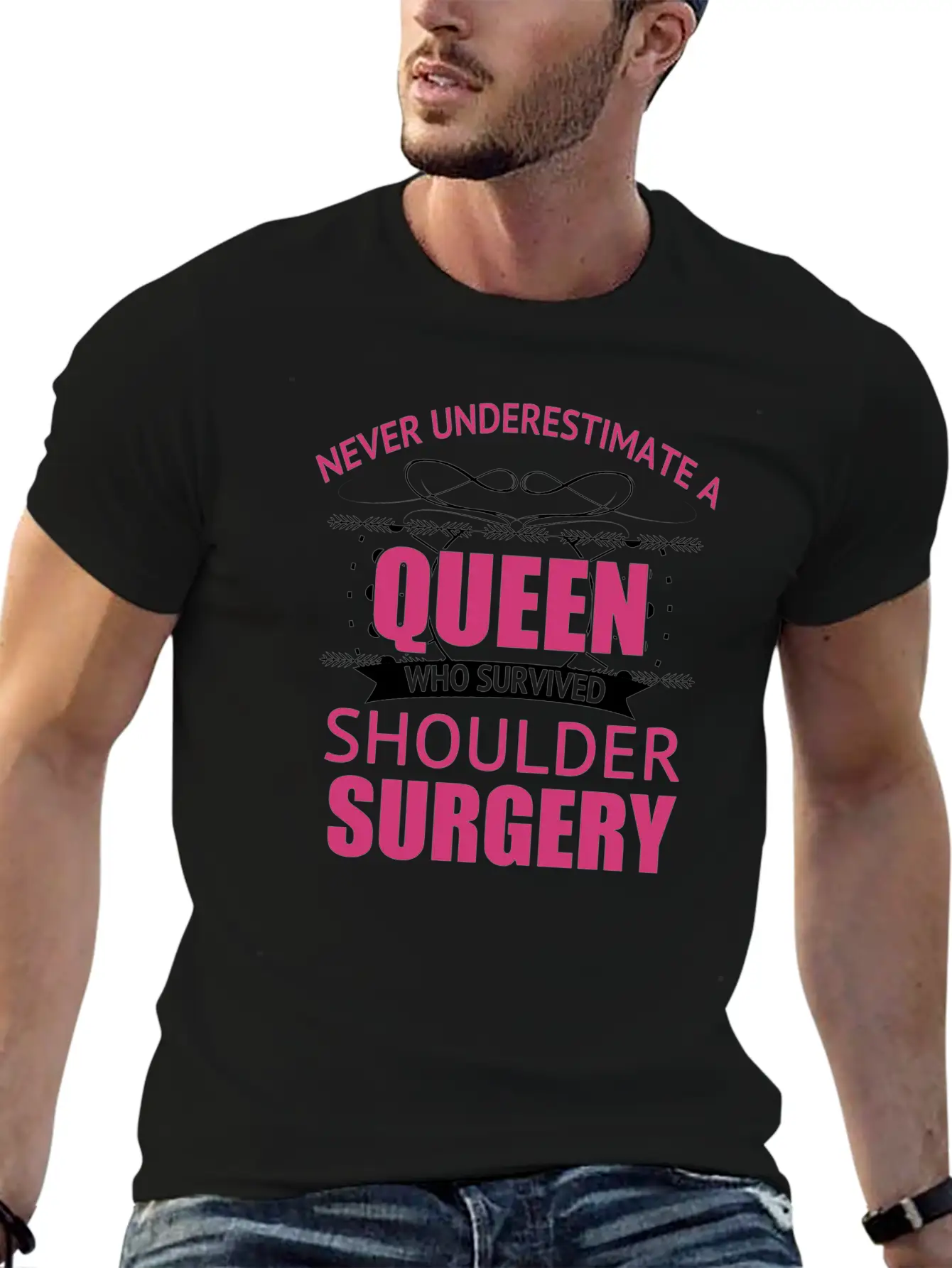 Shoulder Surgery Recovery For Women Essential Cotton Tee For Daily Outfits ¨C Unisex Style