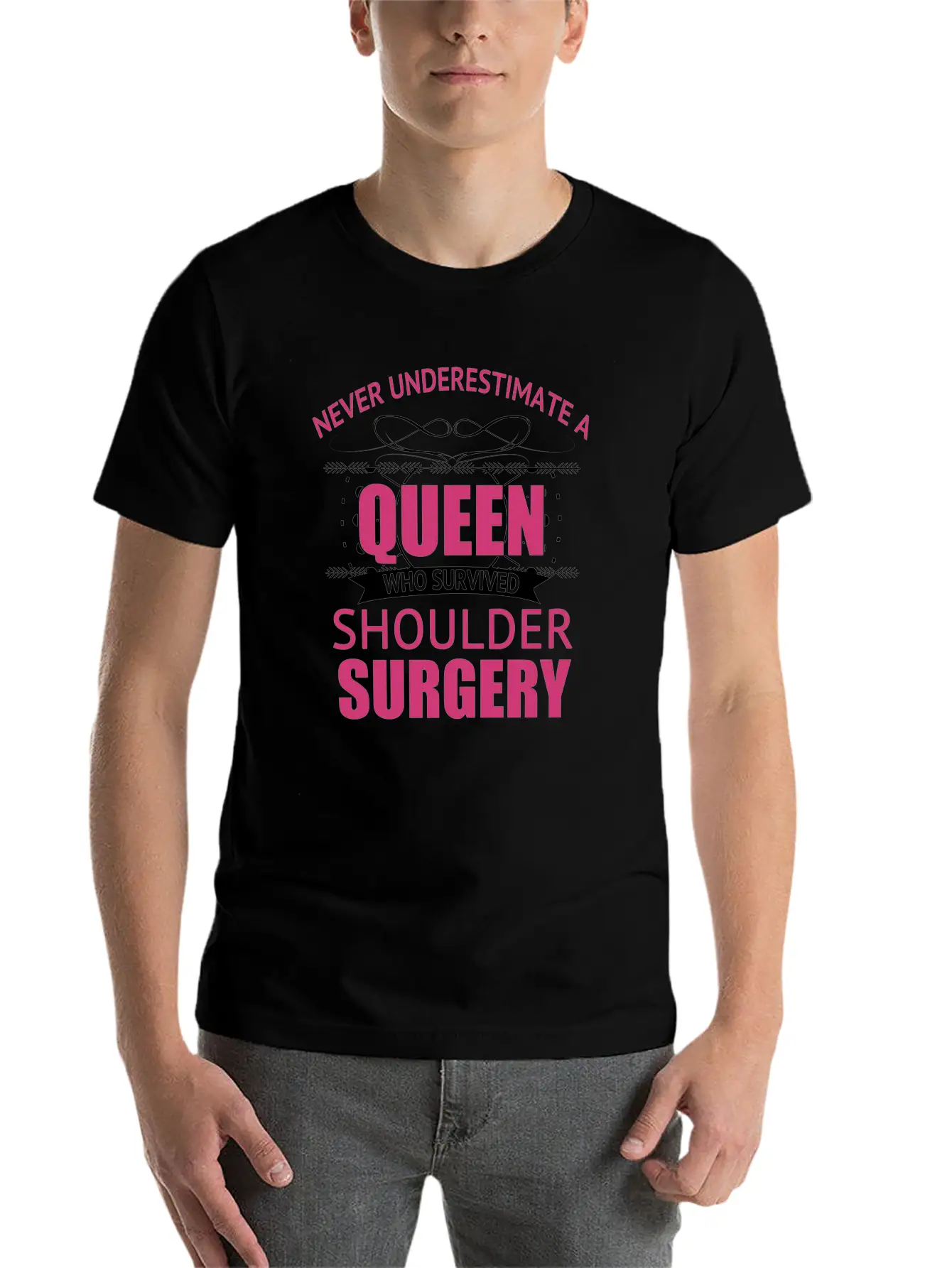 Shoulder Surgery Recovery For Women Essential Cotton Tee For Daily Outfits ¨C Unisex Style