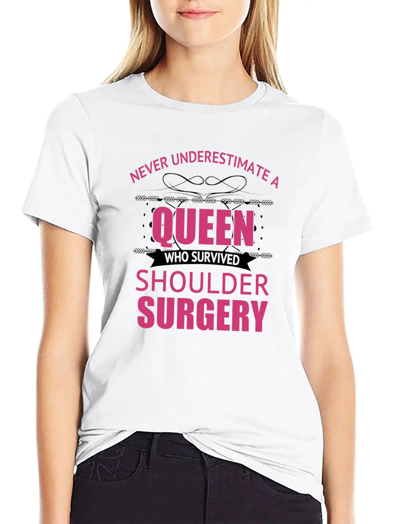 Shoulder Surgery Recovery For Women Essential Cotton Tee For Daily Outfits ¨C Unisex Style