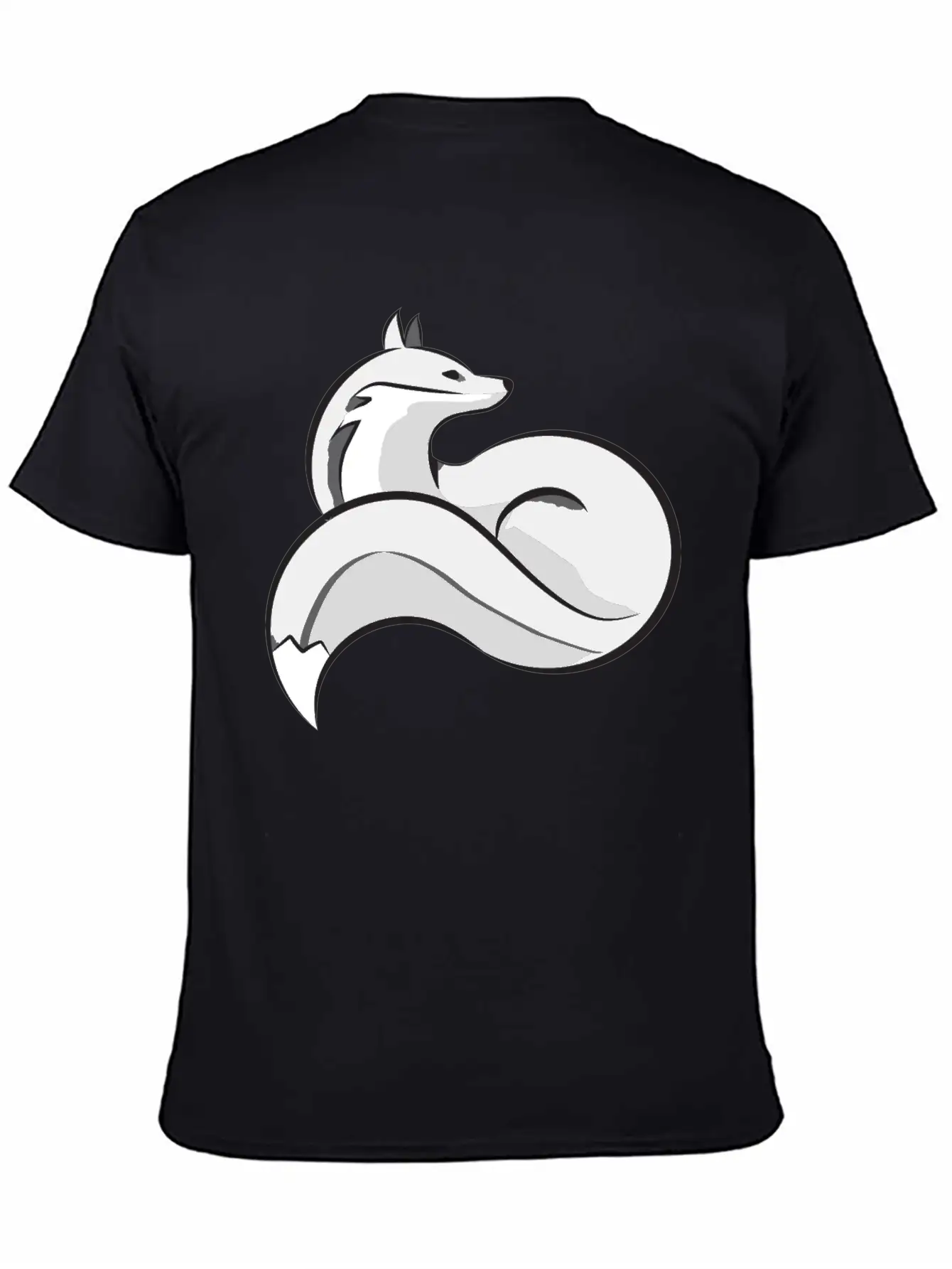 Silver Fox Essential Cotton Tee For Daily Outfits ¨C Unisex Style