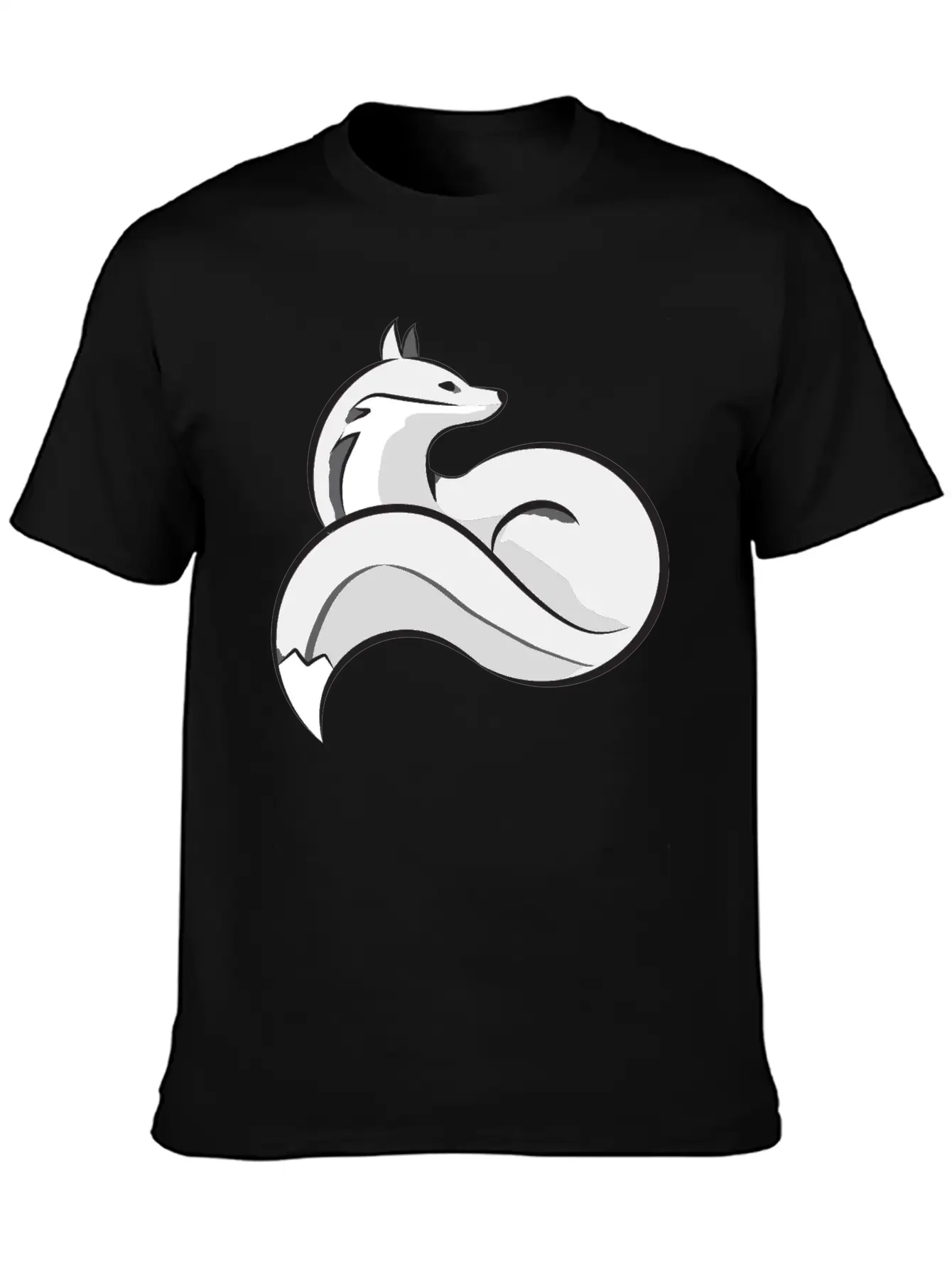 Silver Fox Essential Cotton Tee For Daily Outfits ¨C Unisex Style