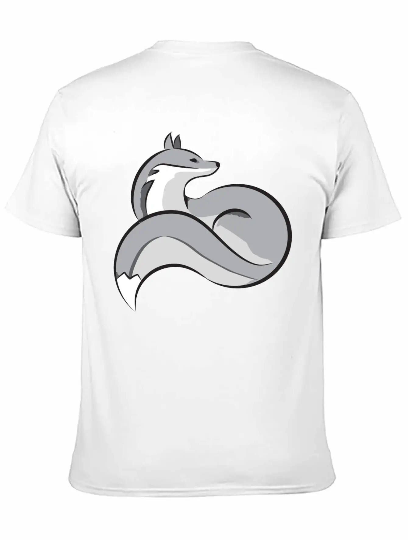 Silver Fox Essential Cotton Tee For Daily Outfits ¨C Unisex Style