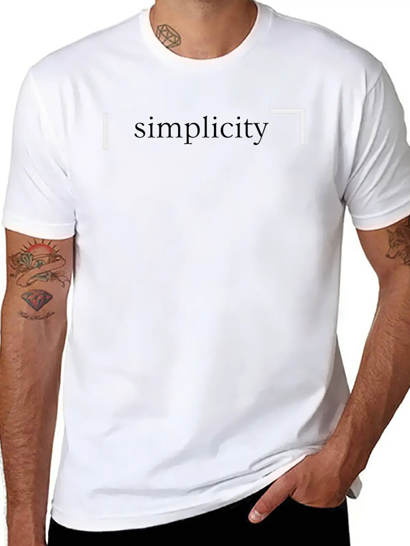 Simplicity | Motivation & Personal Growth Soft Cotton Short Sleeve Tee ¨C Unisex Wardrobe Staple