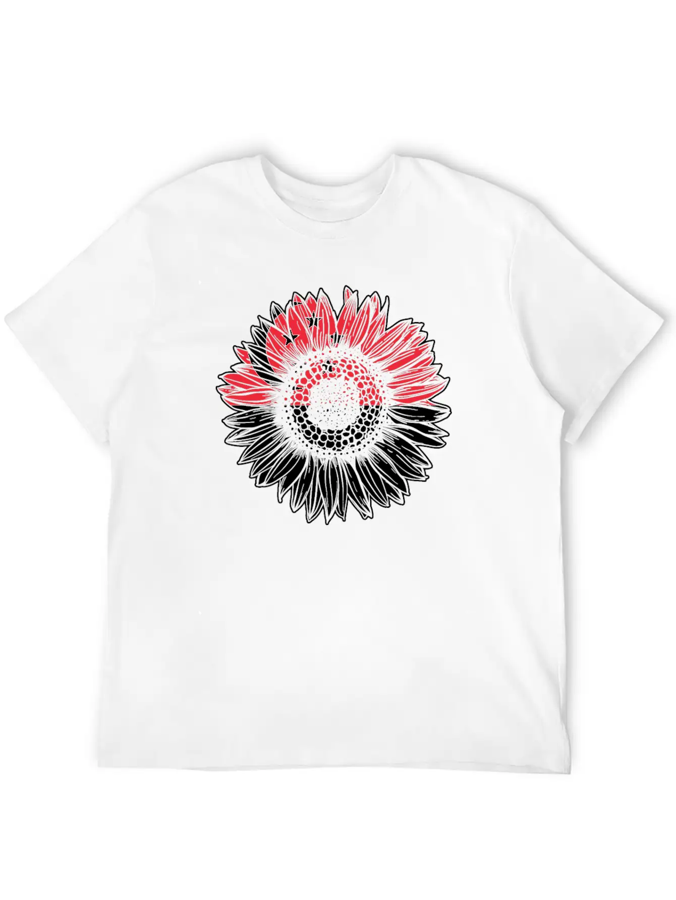 Singapore Flag Sunflower Basic Graphic T-Shirt ¨C Daily Comfort In Soft Cotton